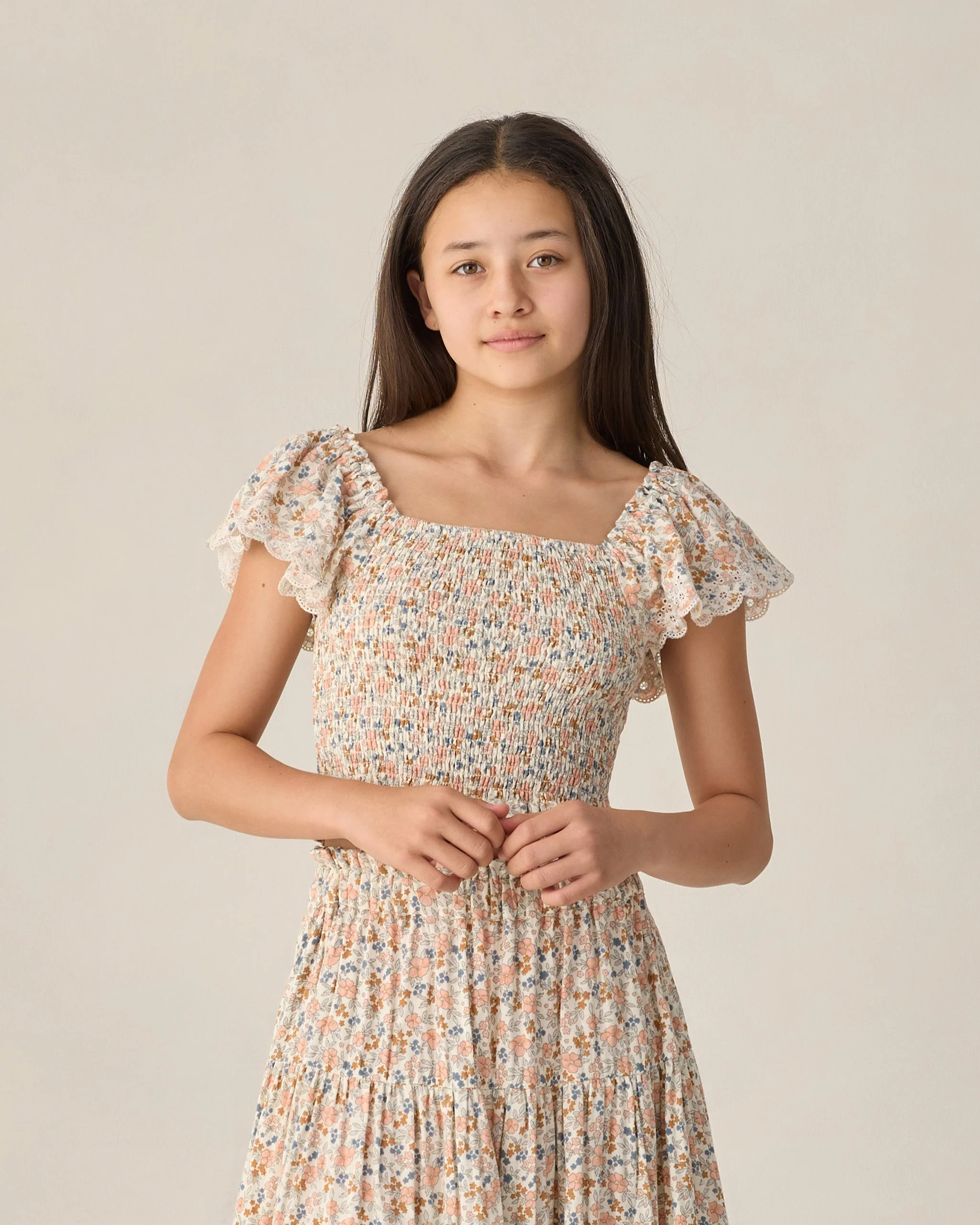 Teen Zayla Top Flower Fields - Image 4