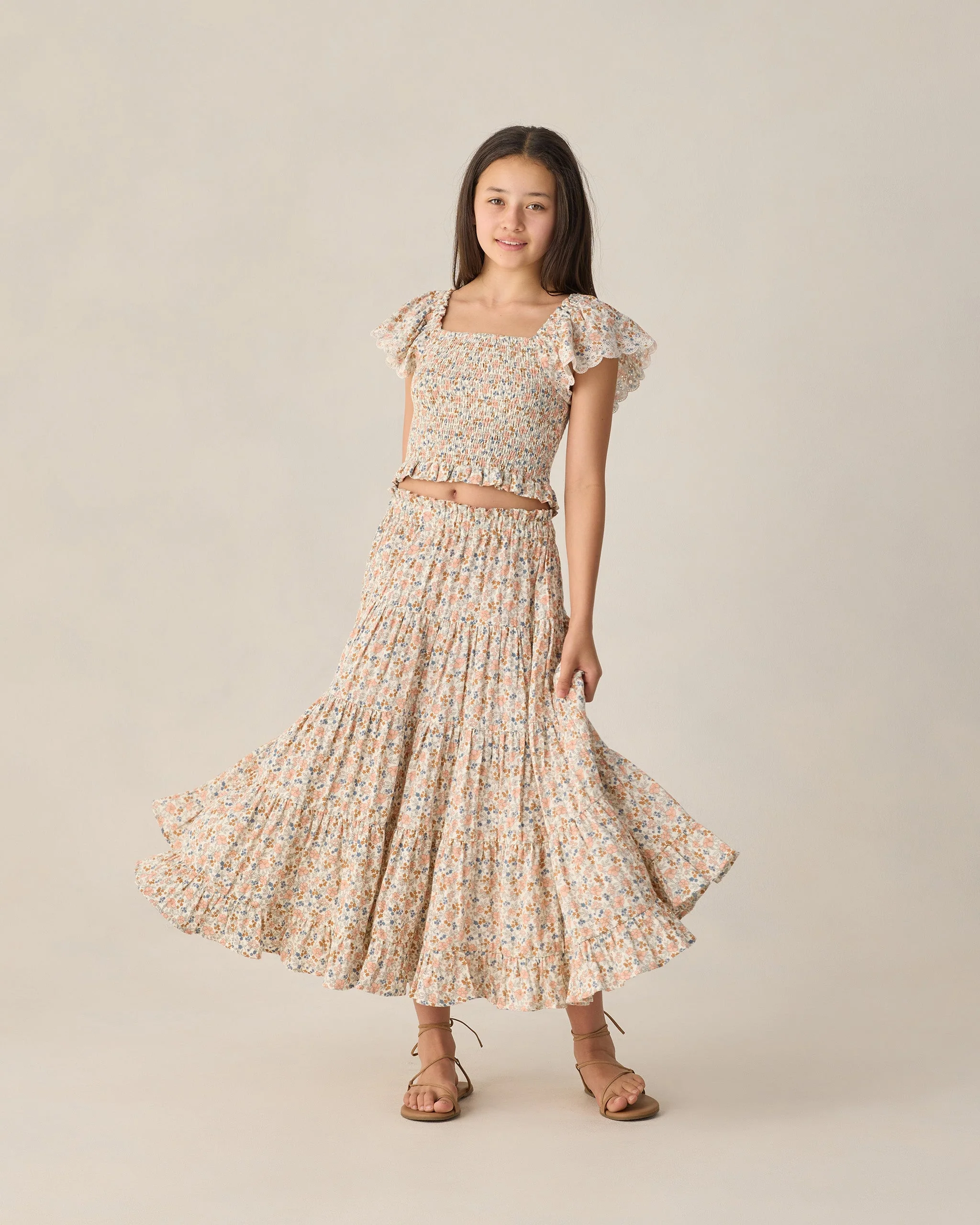 Teen Zayla Top Flower Fields - Image 6