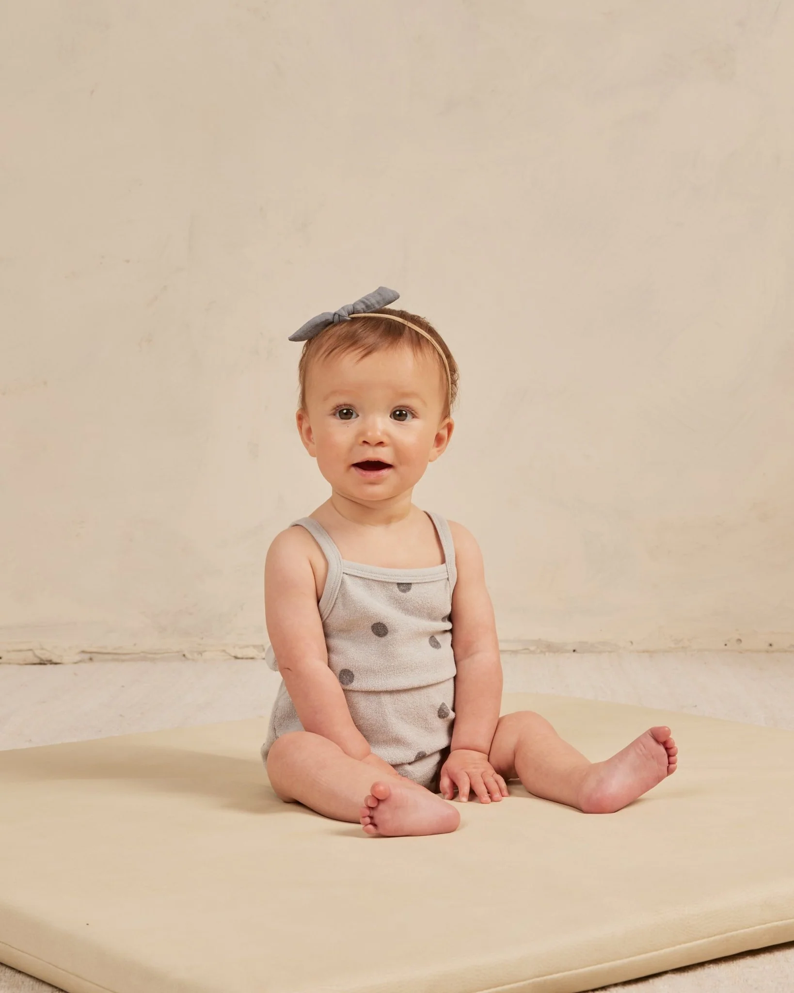 Terry Cinch Romper || Polka Dot - Image 2