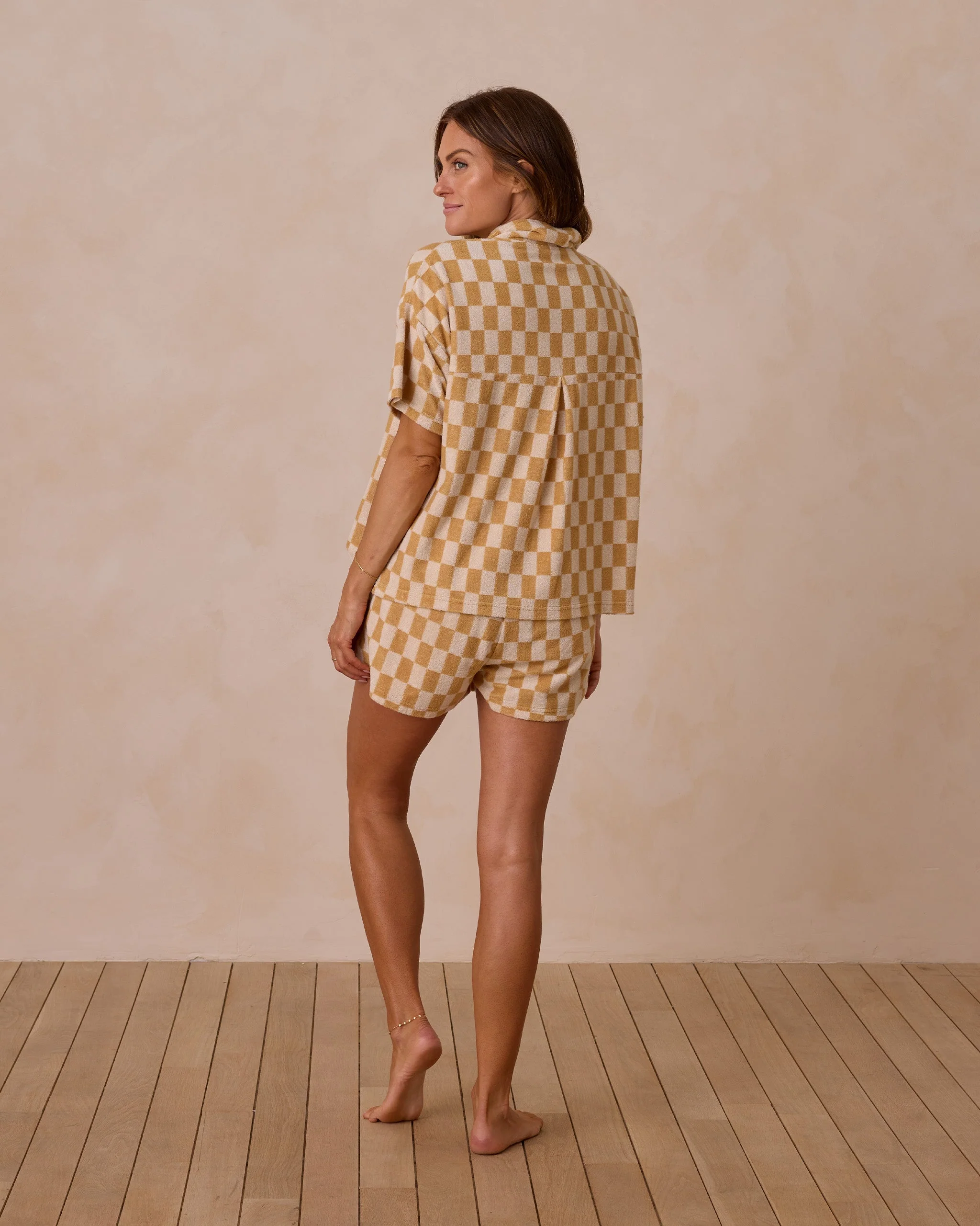Terry Cover-Up Set || Marigold Check - Image 2