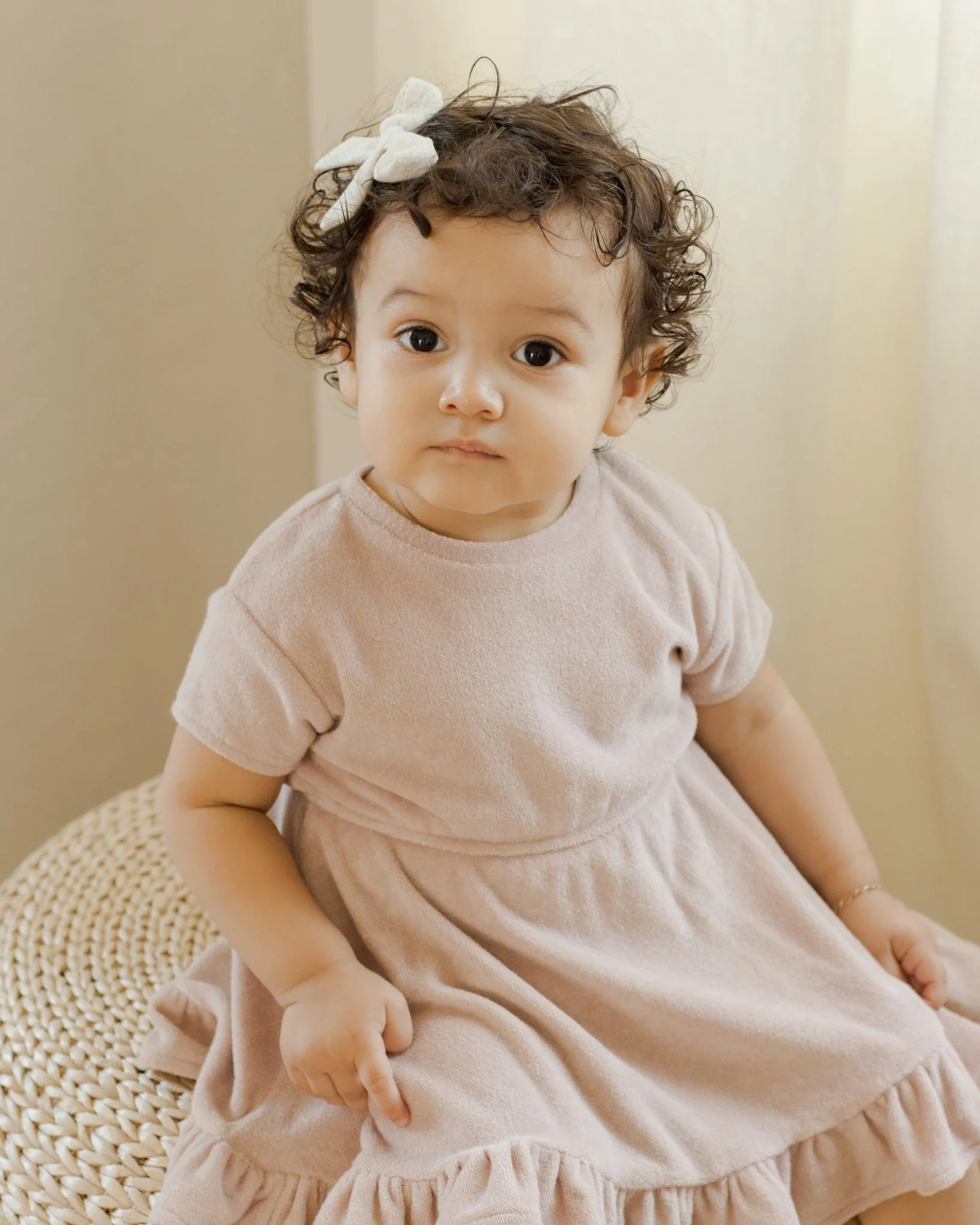 Terry Dress || Blush - Image 2