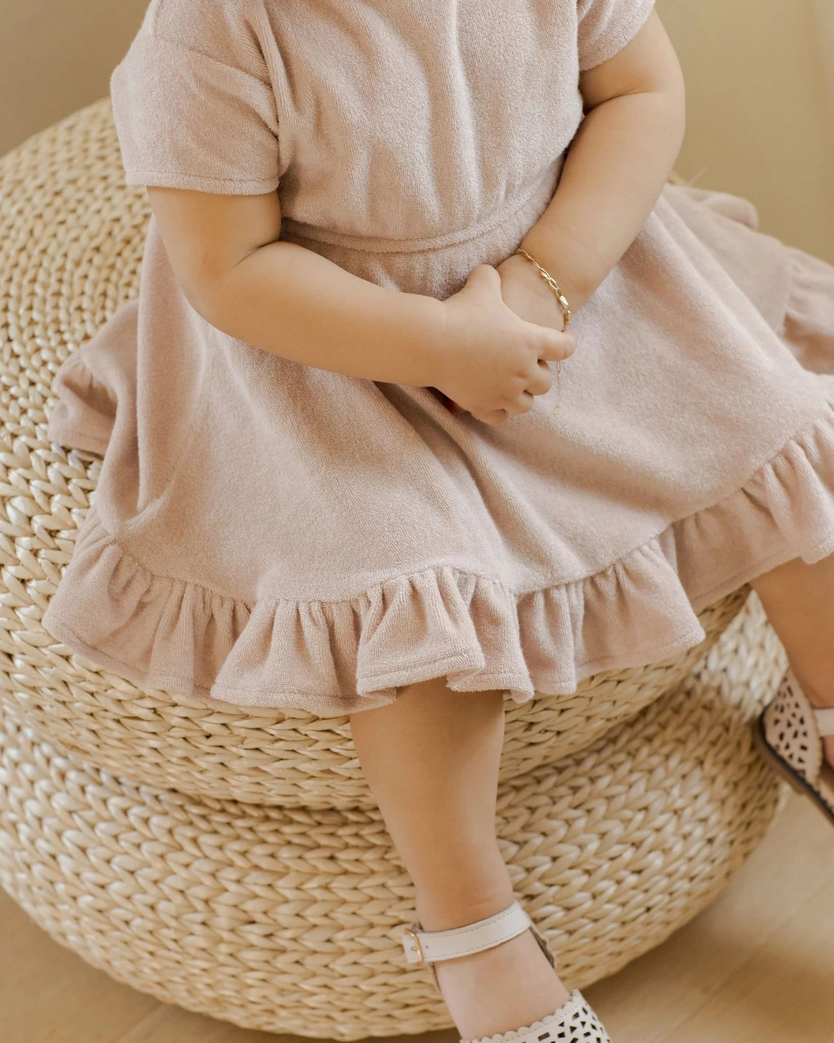 Terry Dress || Blush - Image 3