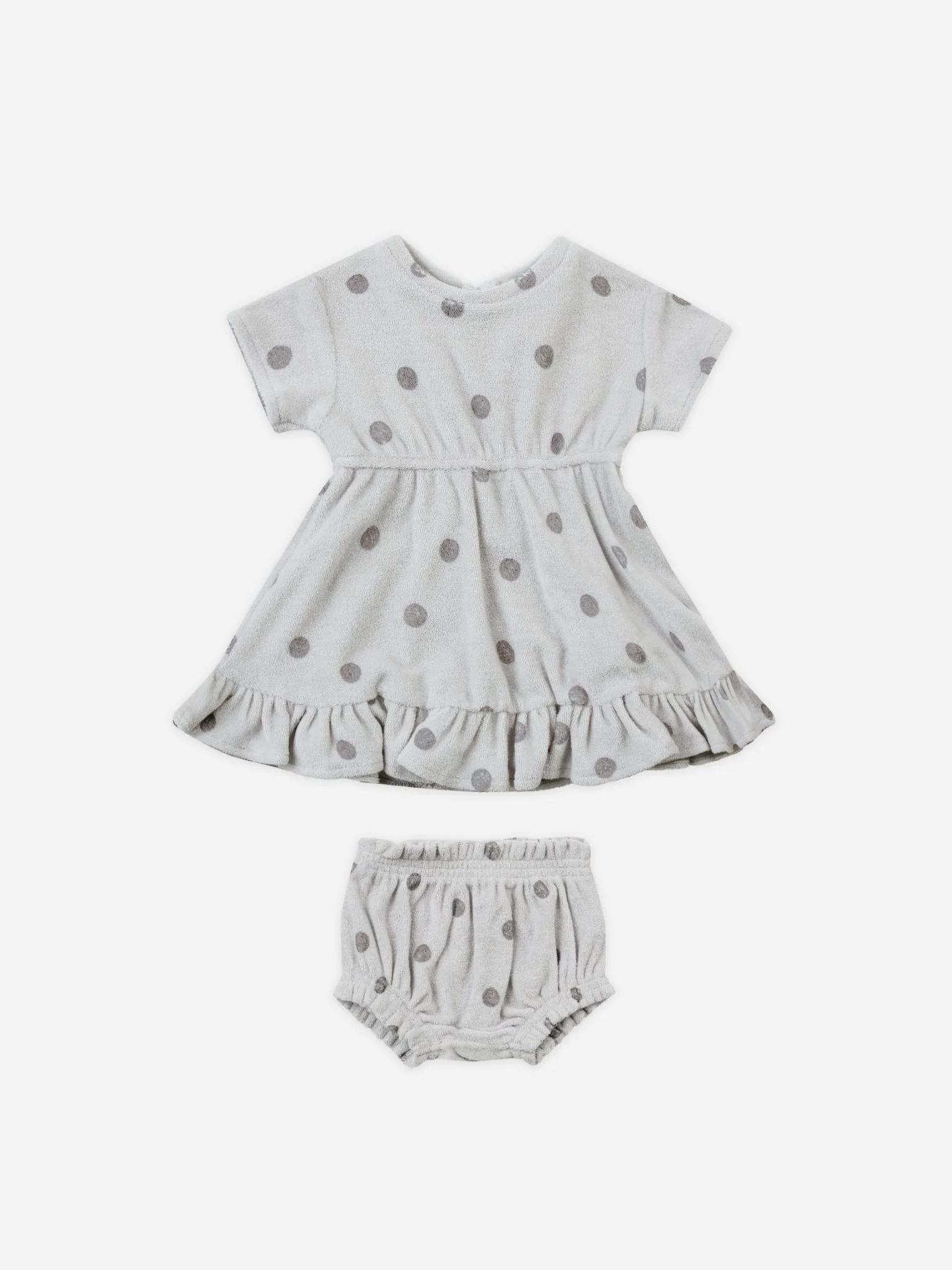 Terry Dress || Polka Dot - Image 3