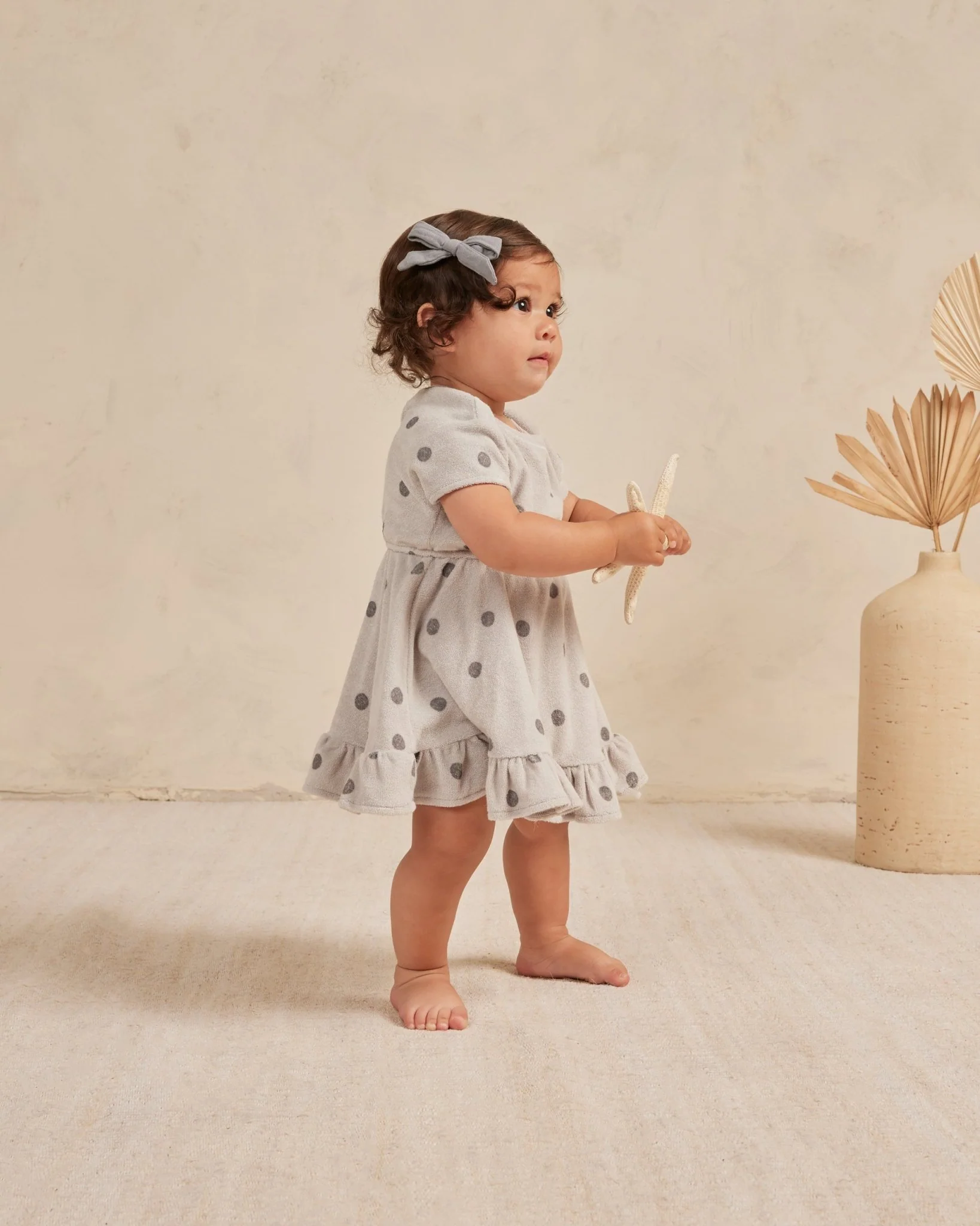 Terry Dress || Polka Dot - Image 4