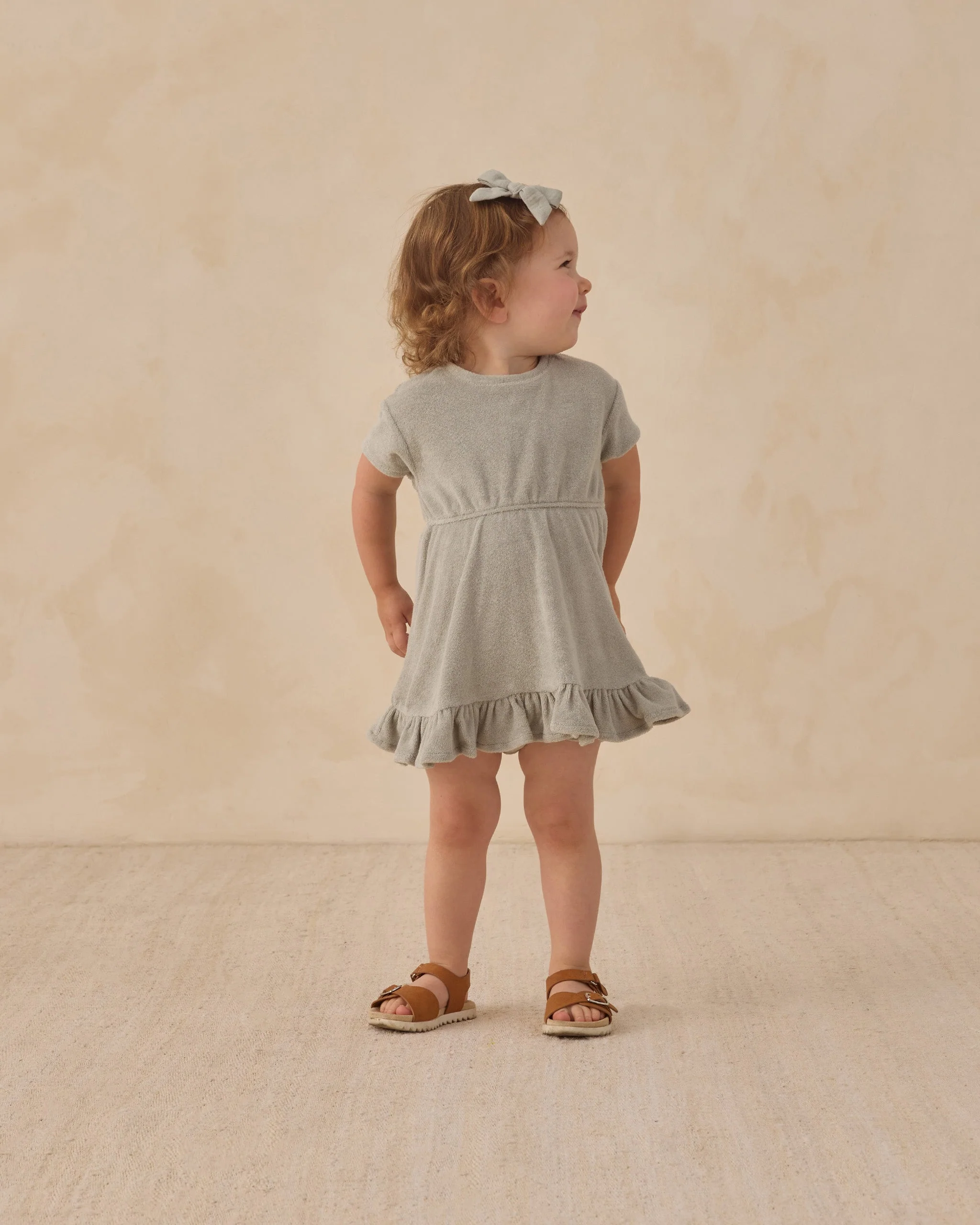 Terry Dress Sage - Image 2