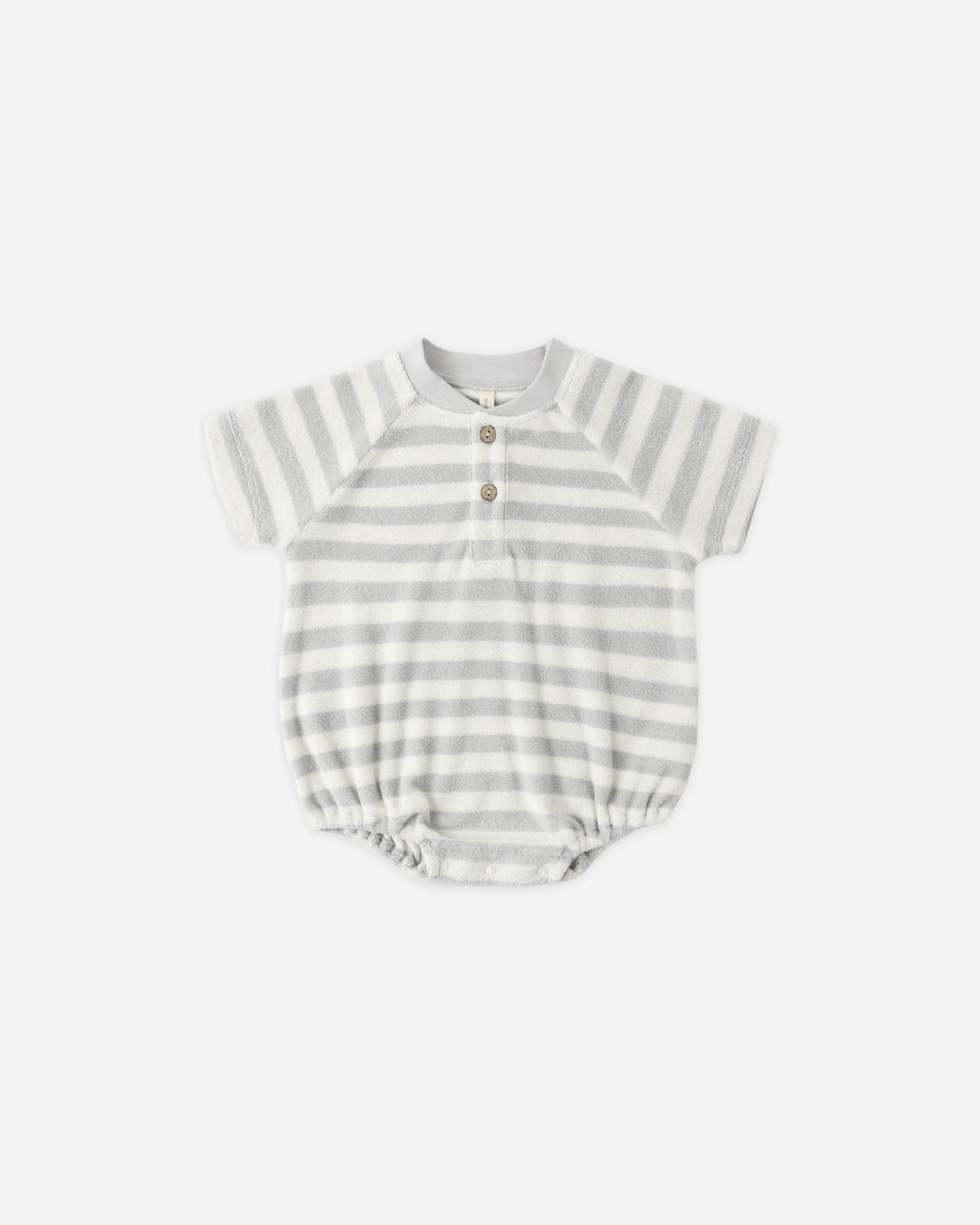 Terry Henley Romper Sky Stripe