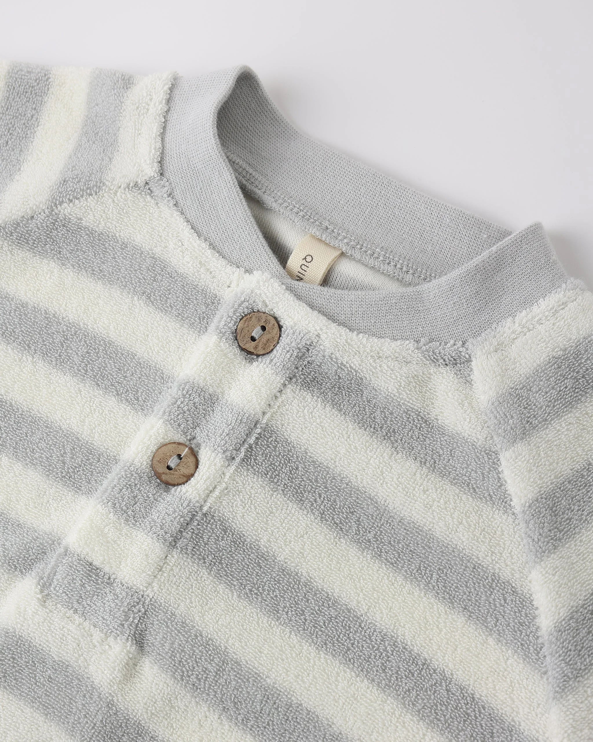 Terry Henley Romper Sky Stripe - Image 4