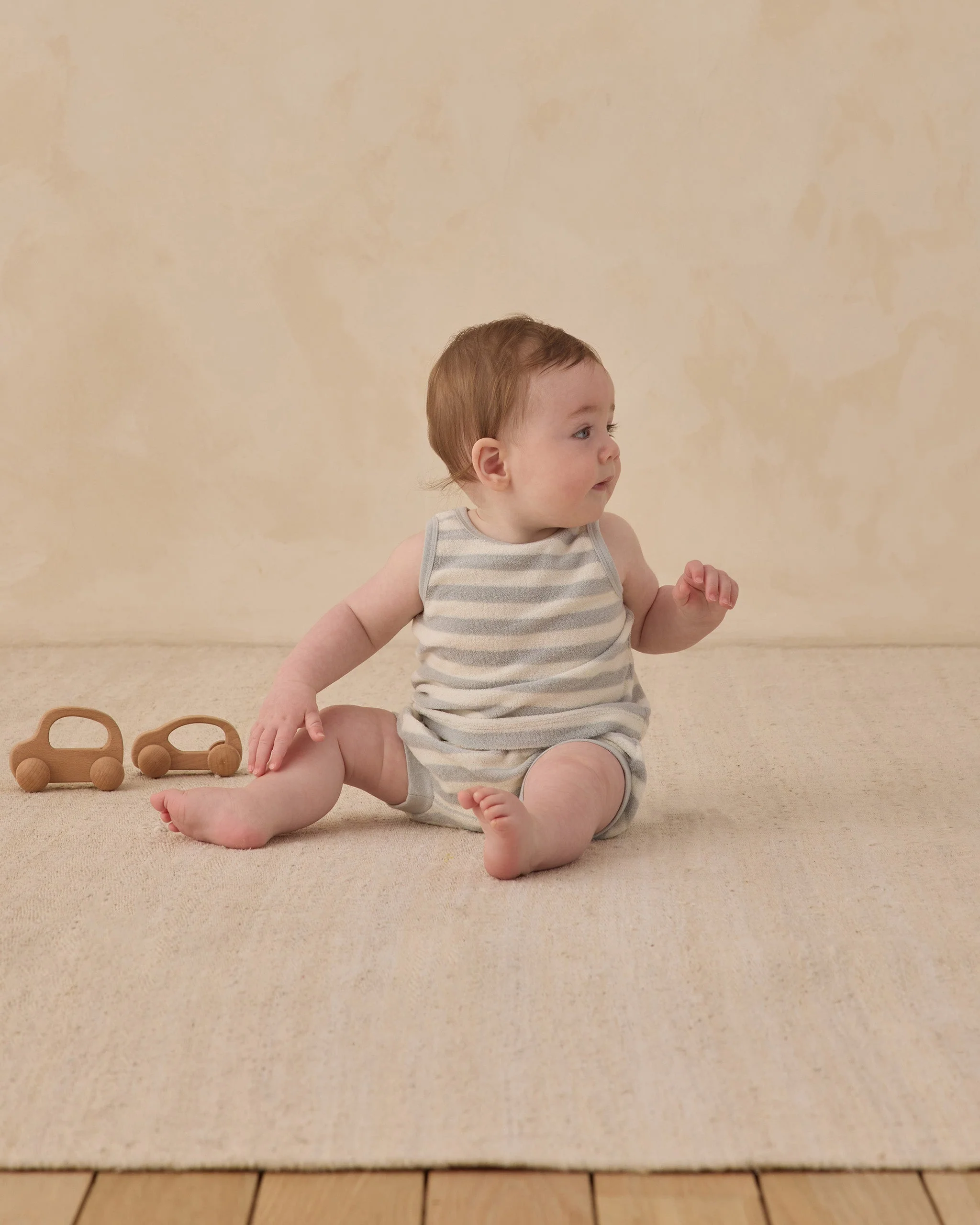 Terry Tank + Short Set Sky Stripe - Image 2