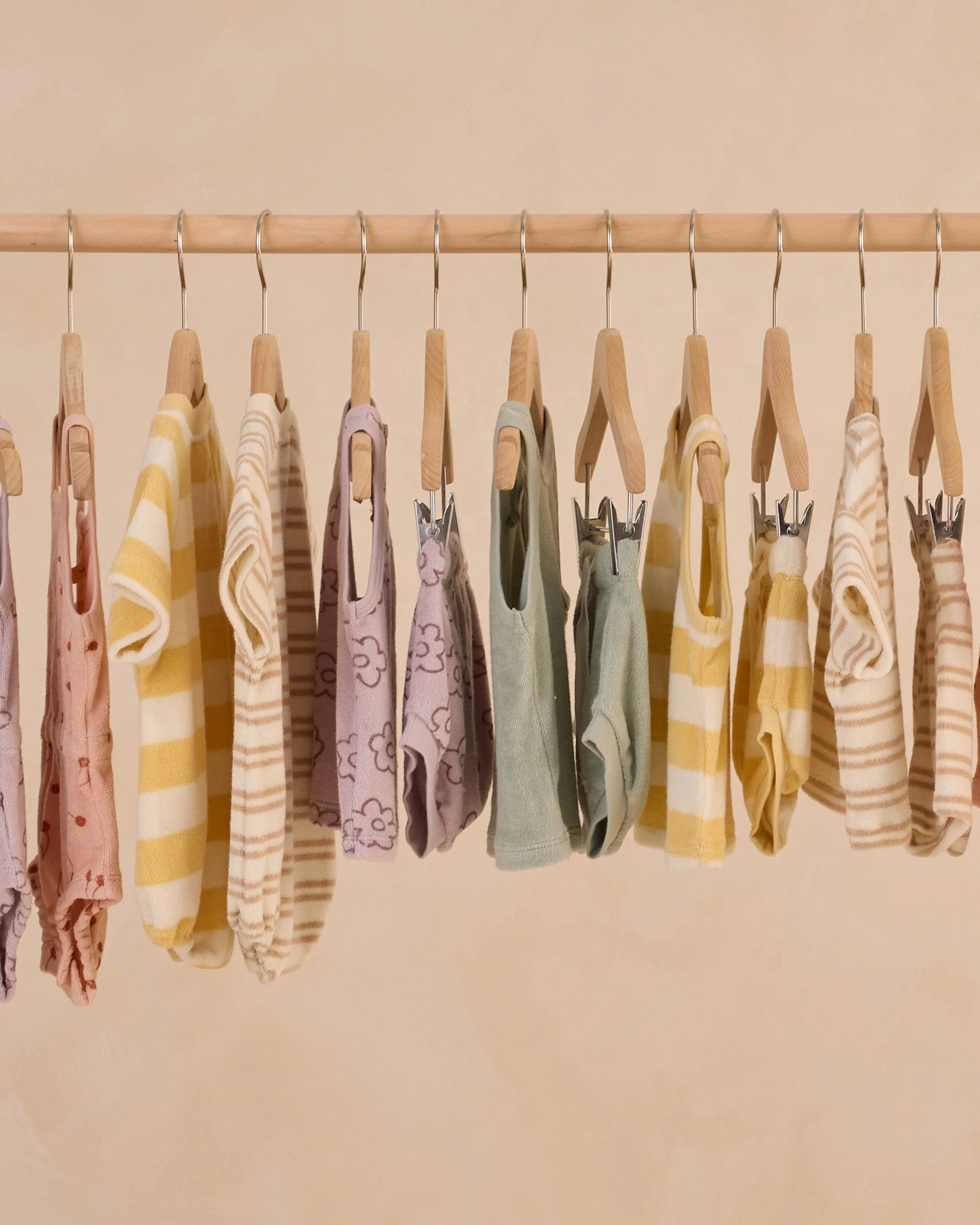 -Terry Tank + Short Set || Yellow Stripe- - Image 3