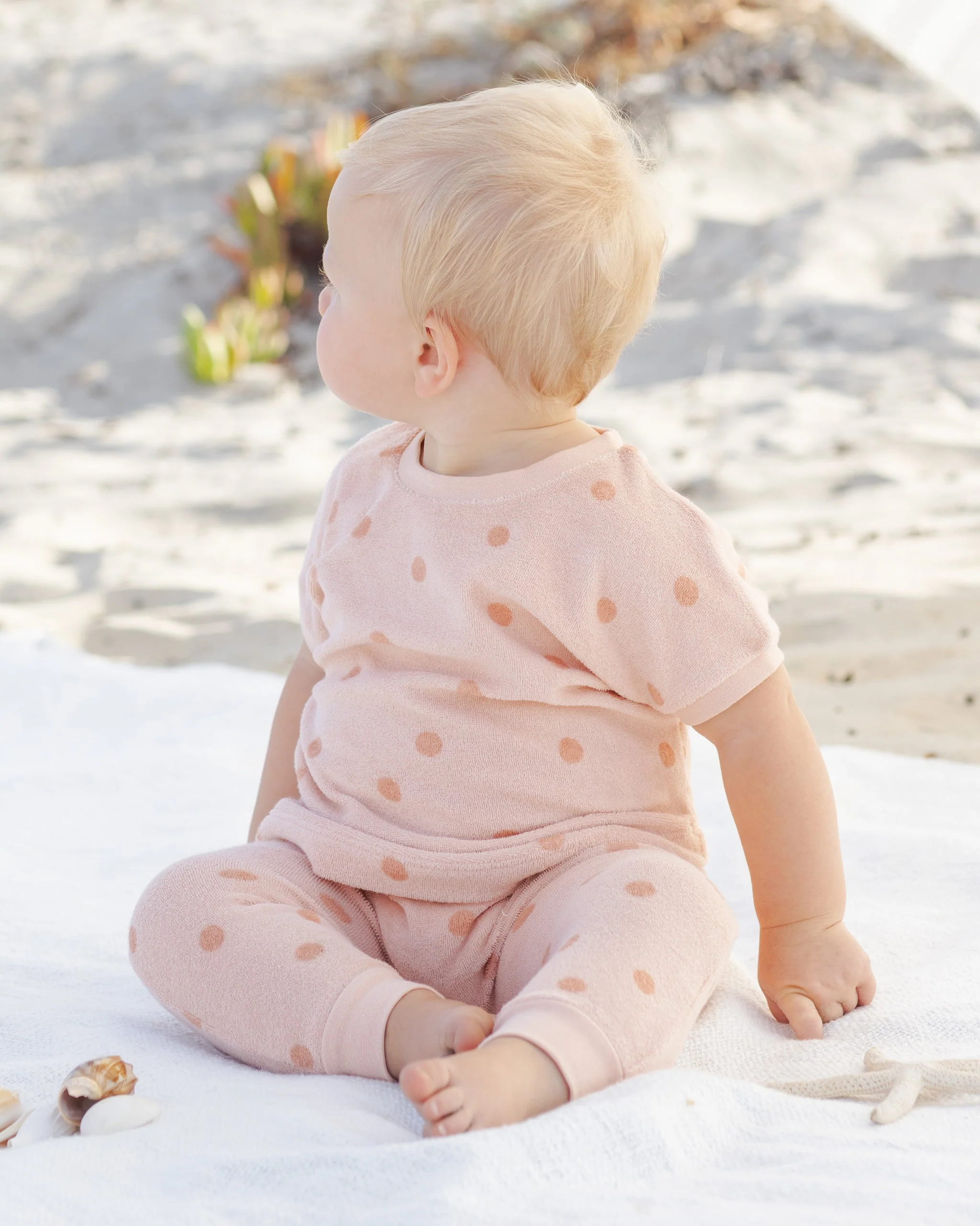 Terry Tee + Pant Set Polka Dot - Image 2