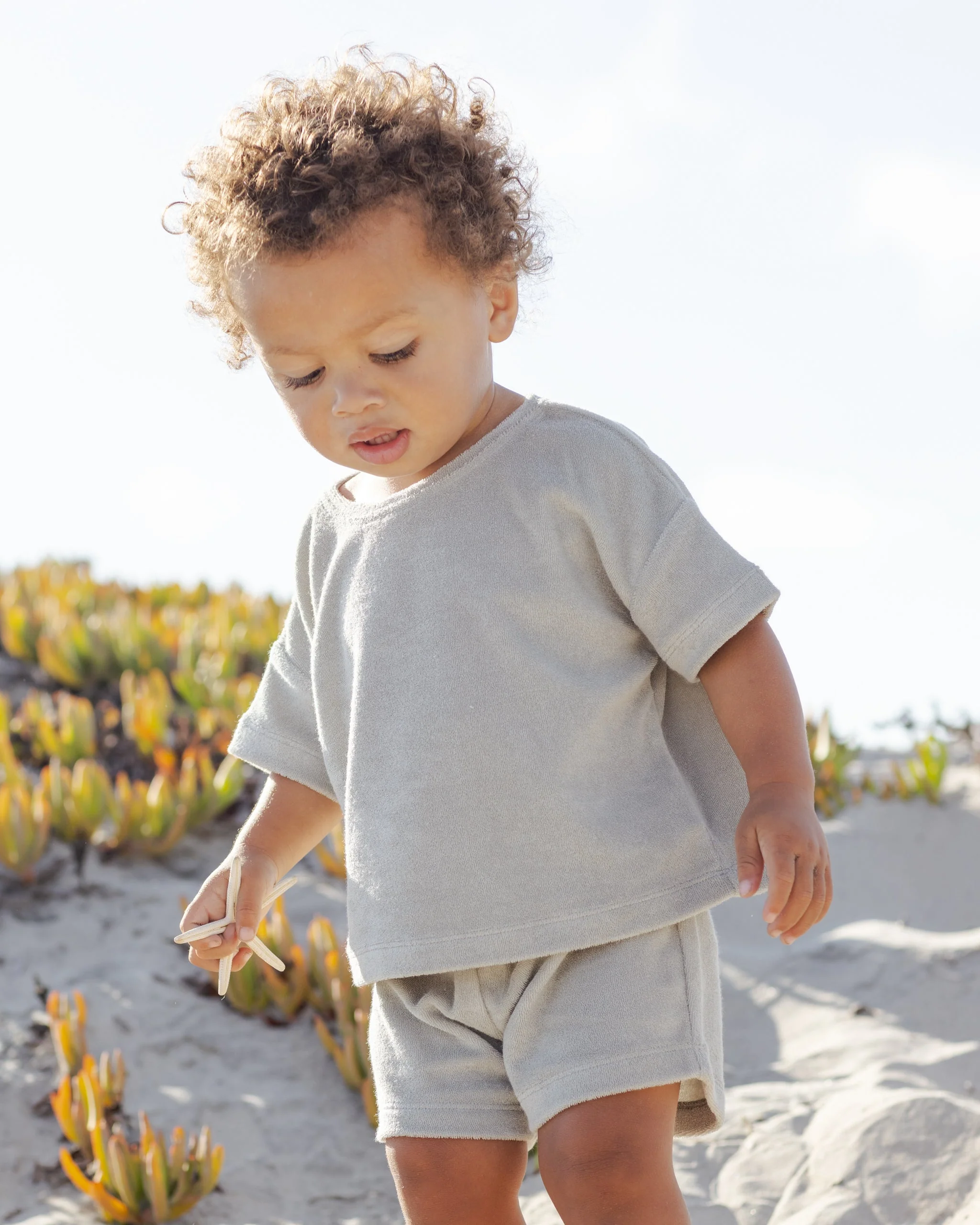 Terry Tee + Short Set Sage - Image 4