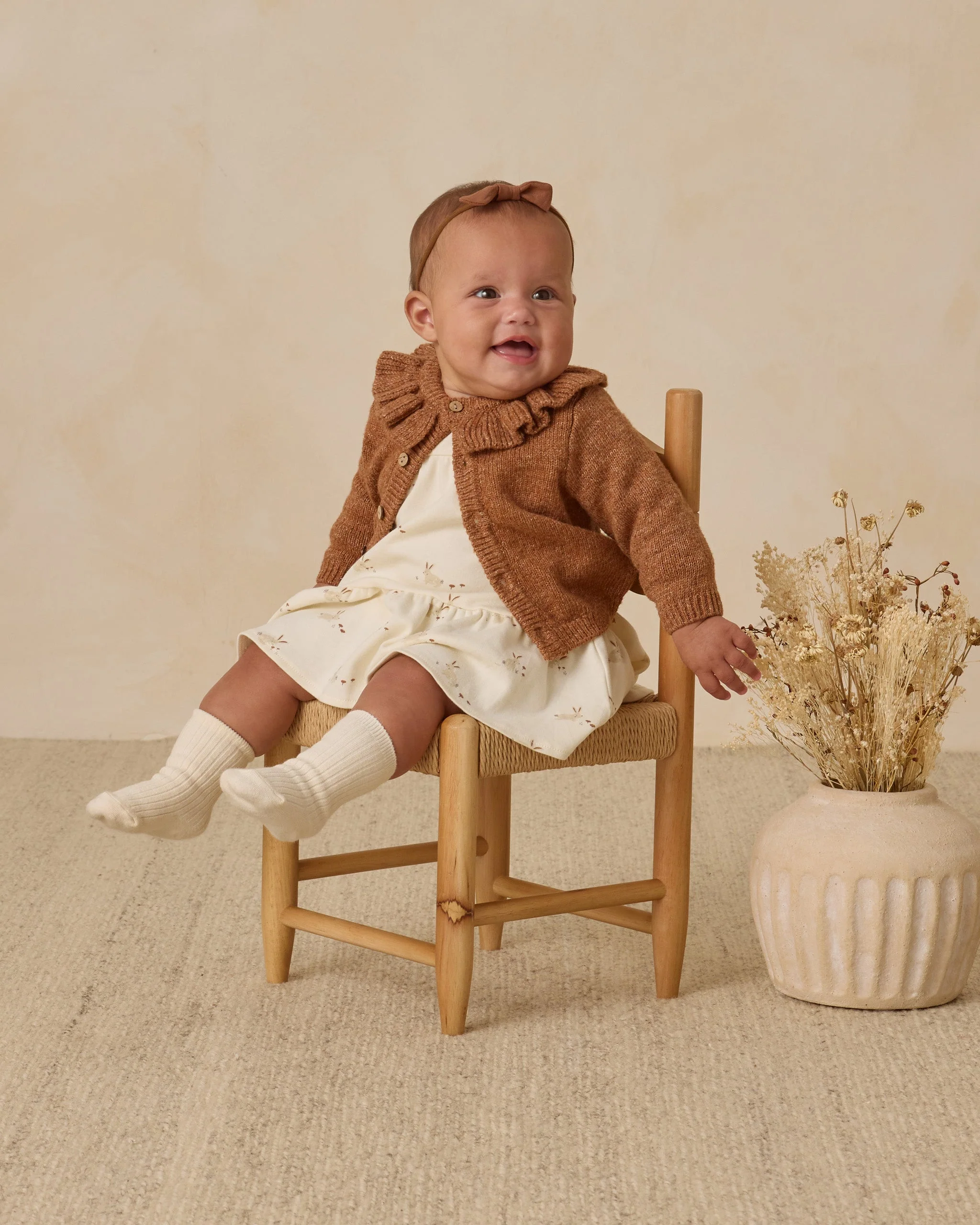 Tiered Jersey Dress || Bunnies - Image 3