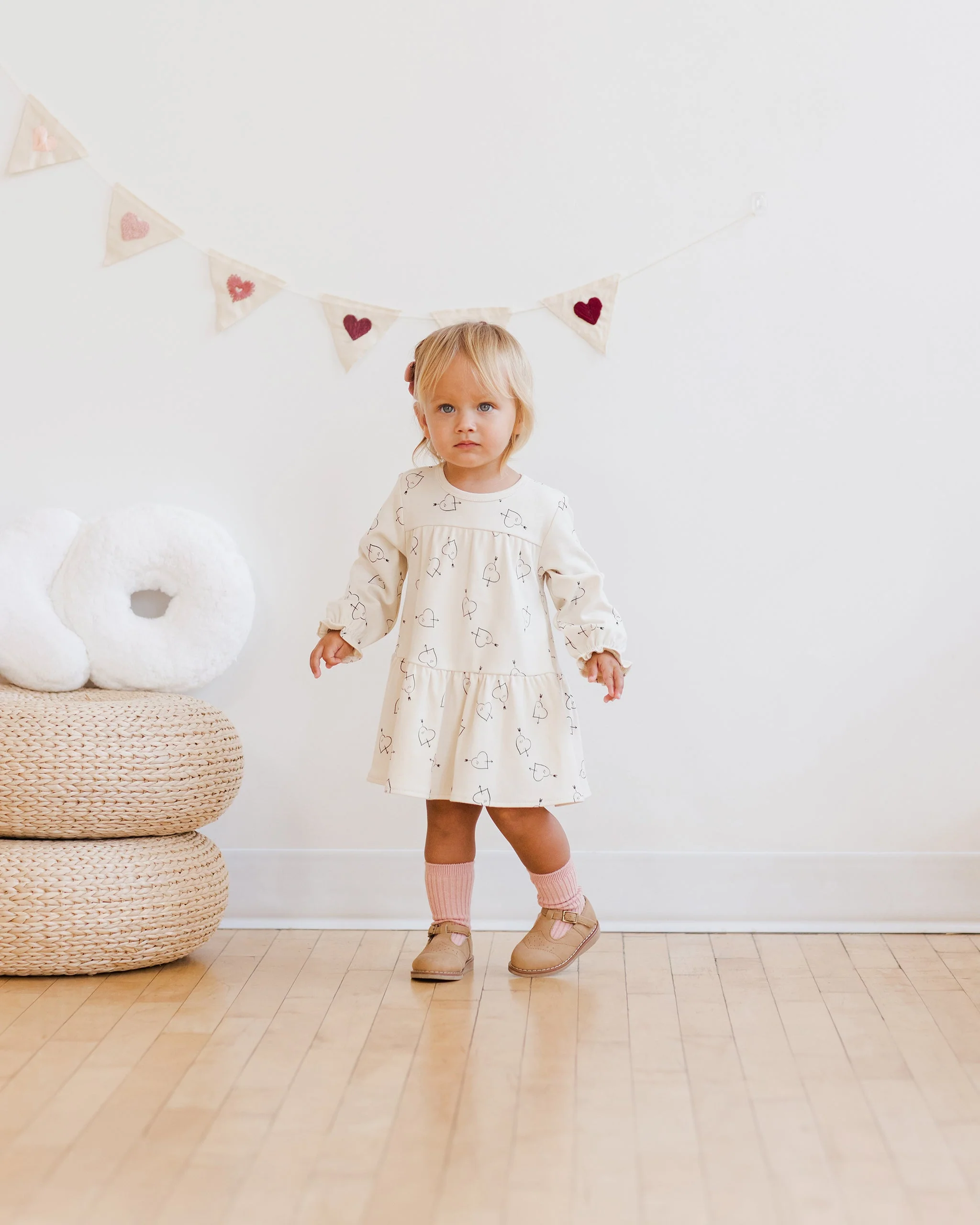 Tiered Jersey Dress || Cupid - Image 3