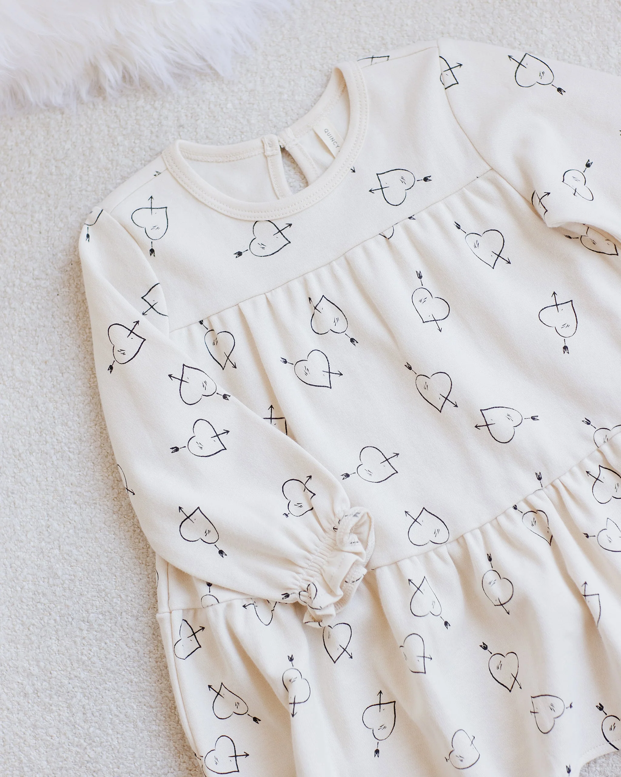 Tiered Jersey Dress || Cupid - Image 5