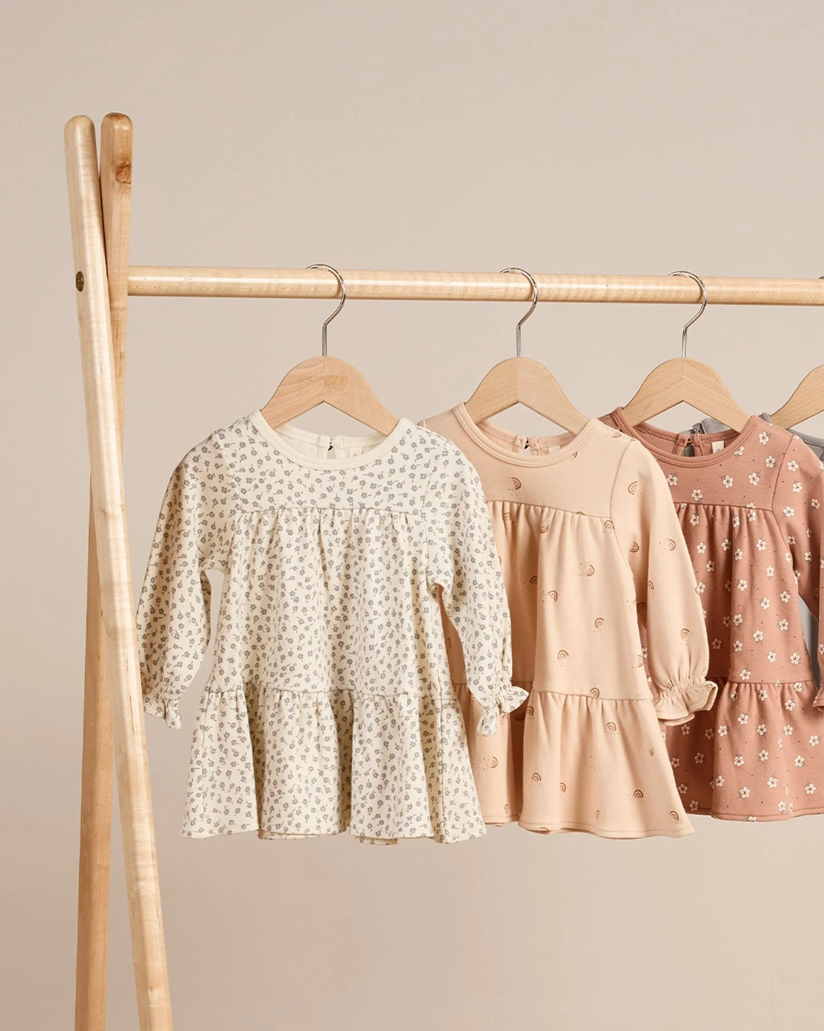 Tiered Jersey Dress || Rainbows - Image 5
