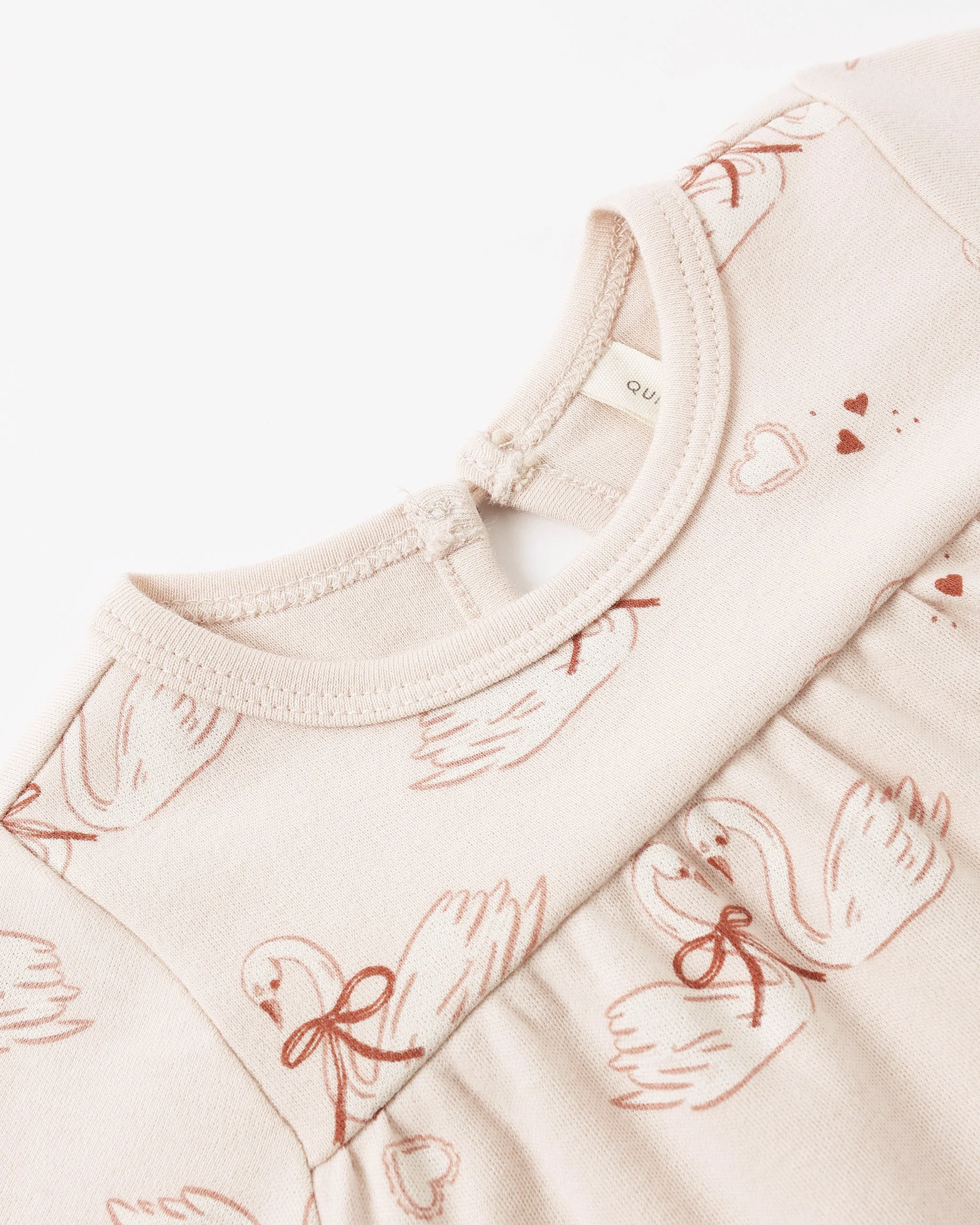 Tiered Jersey Dress Swans - Image 3