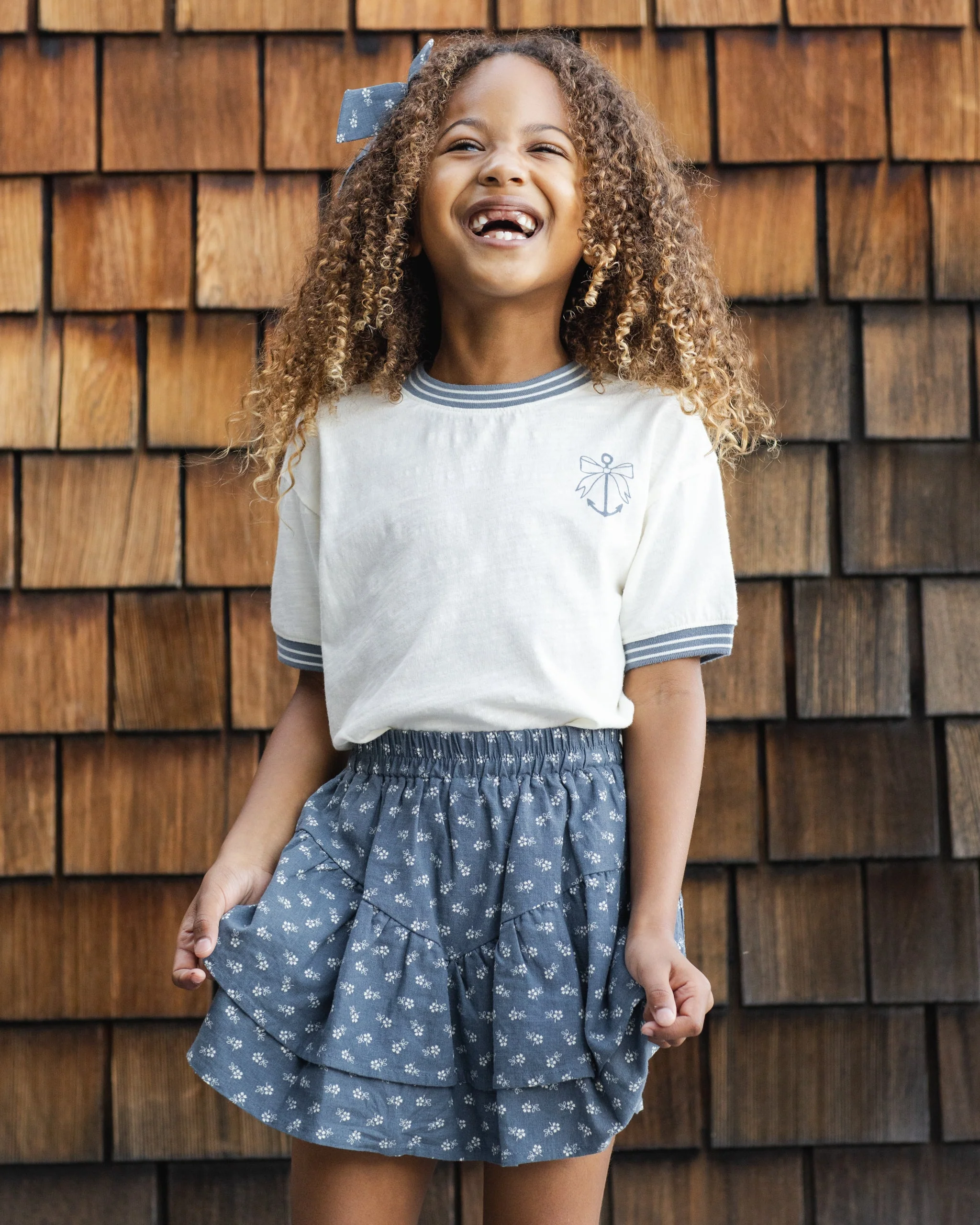 Tiered Mini Skirt Ditsy - Image 2