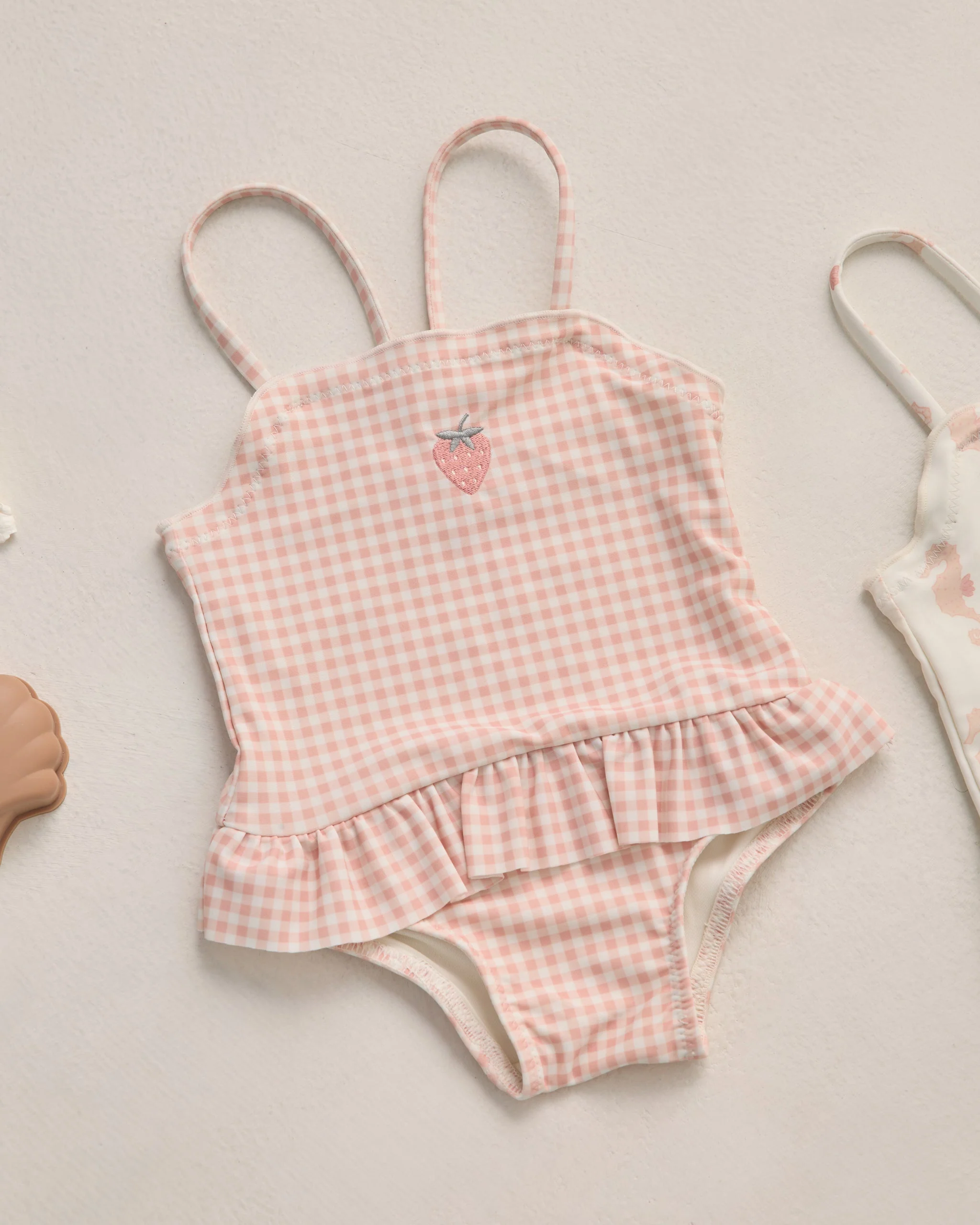 Tori Skirted One-Piece Petal Gingham - Image 3