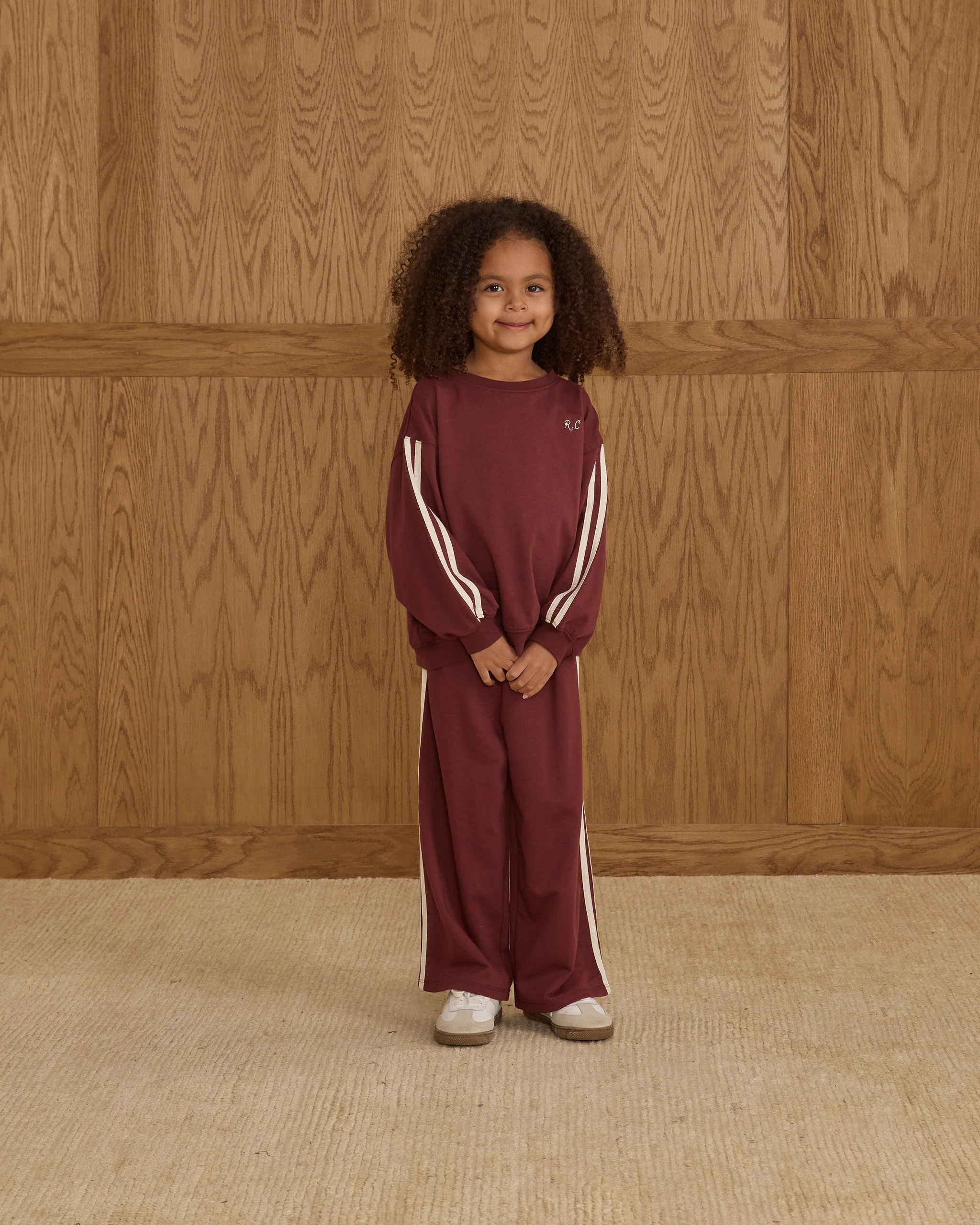 Track Pant || Burgundy - Image 2