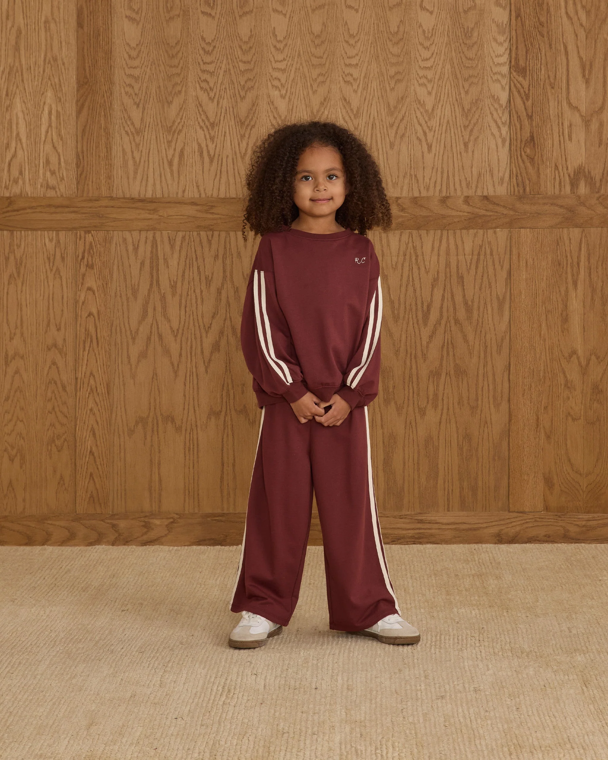 Track Pant || Burgundy - Image 3