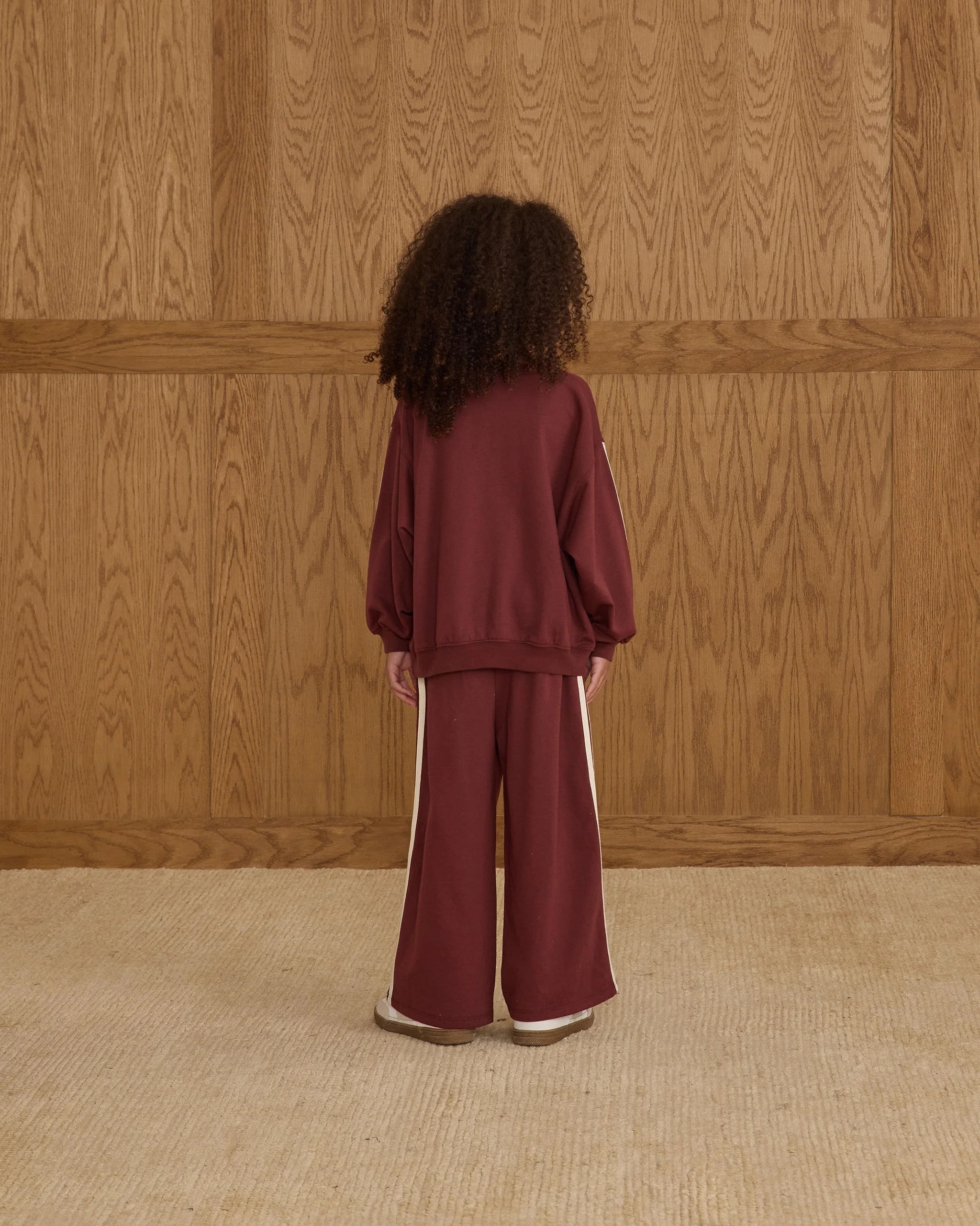 Track Pant || Burgundy - Image 4