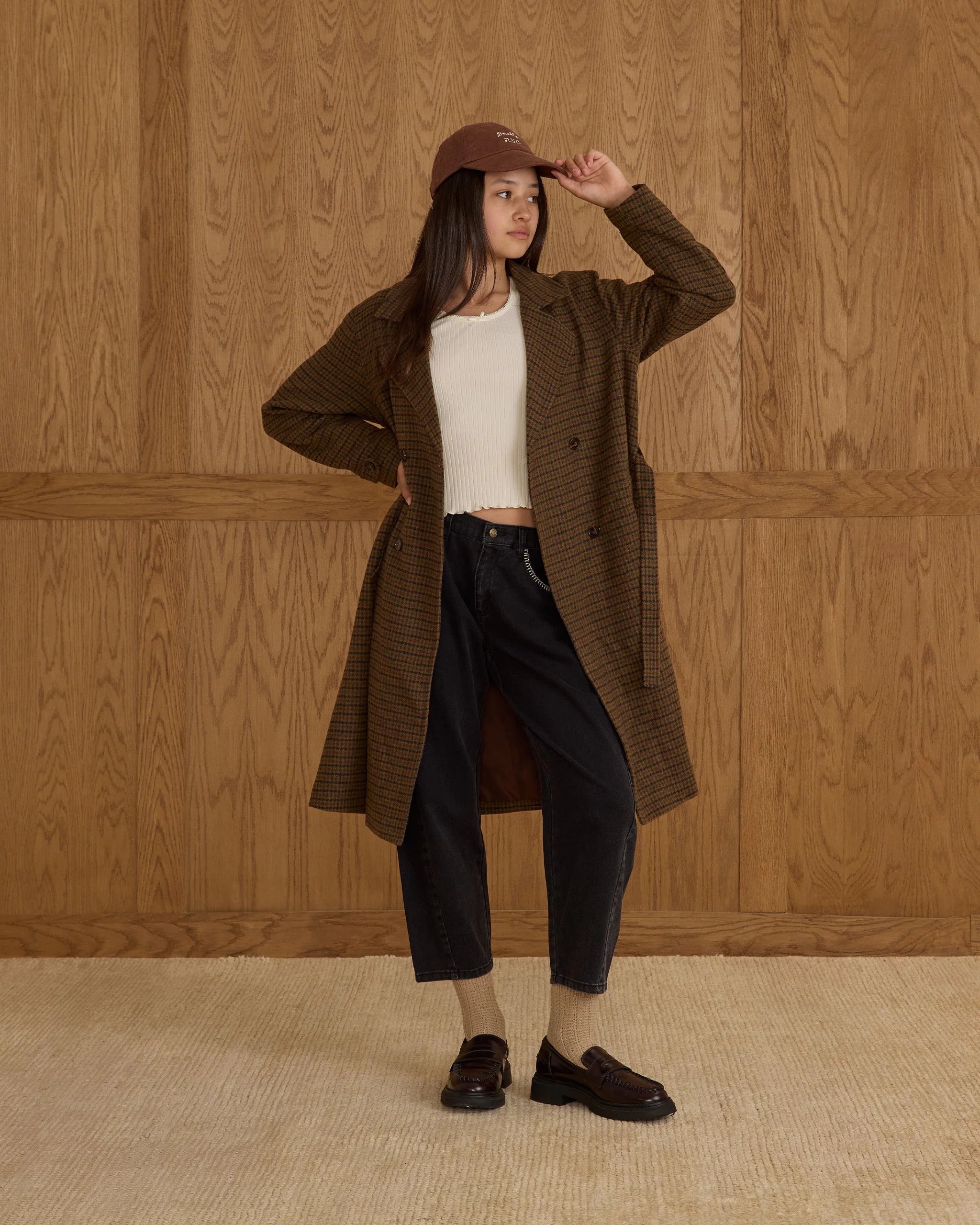 Trench Coat || Brown - Image 3