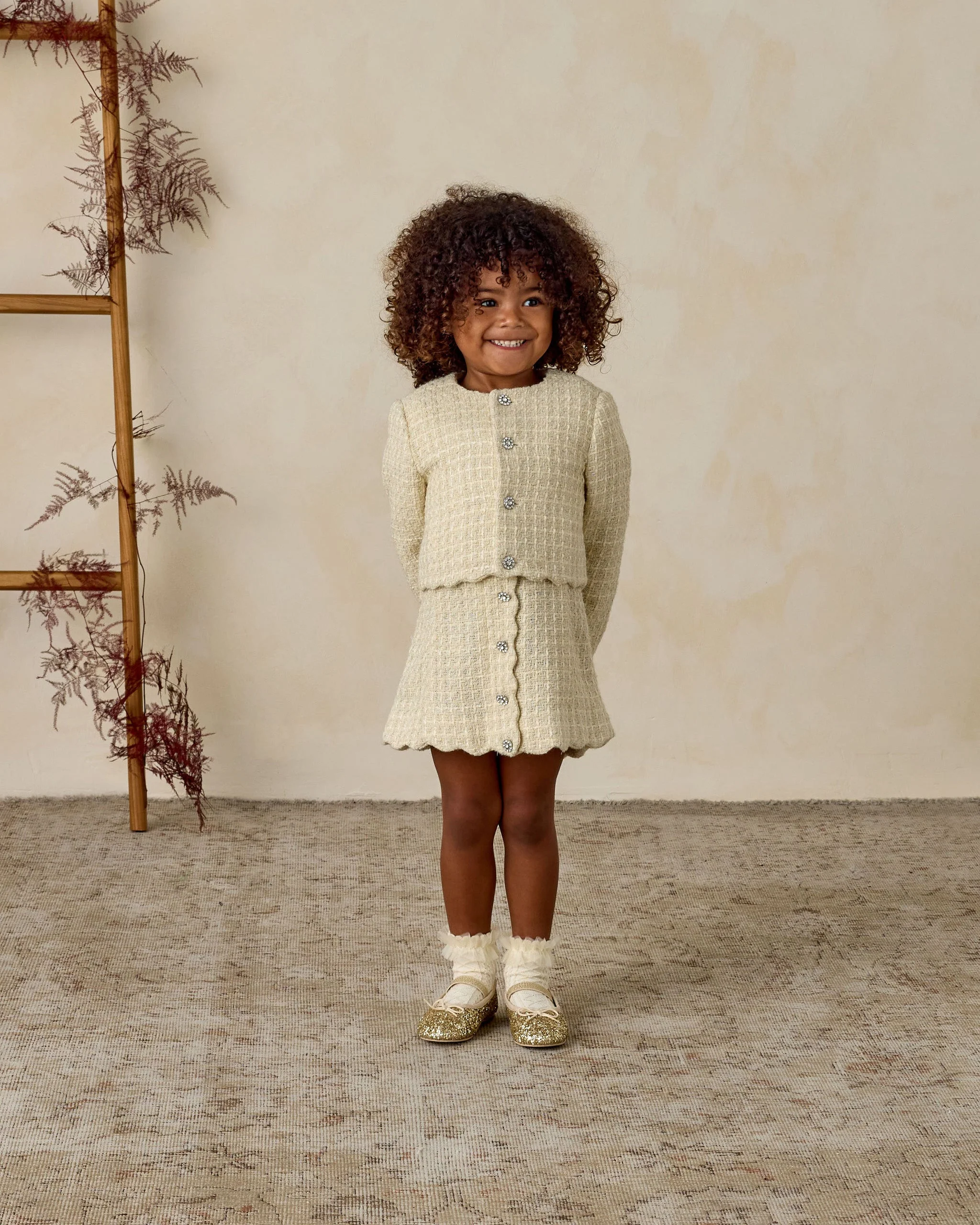 Tweed Jacket | Ecru - Image 4