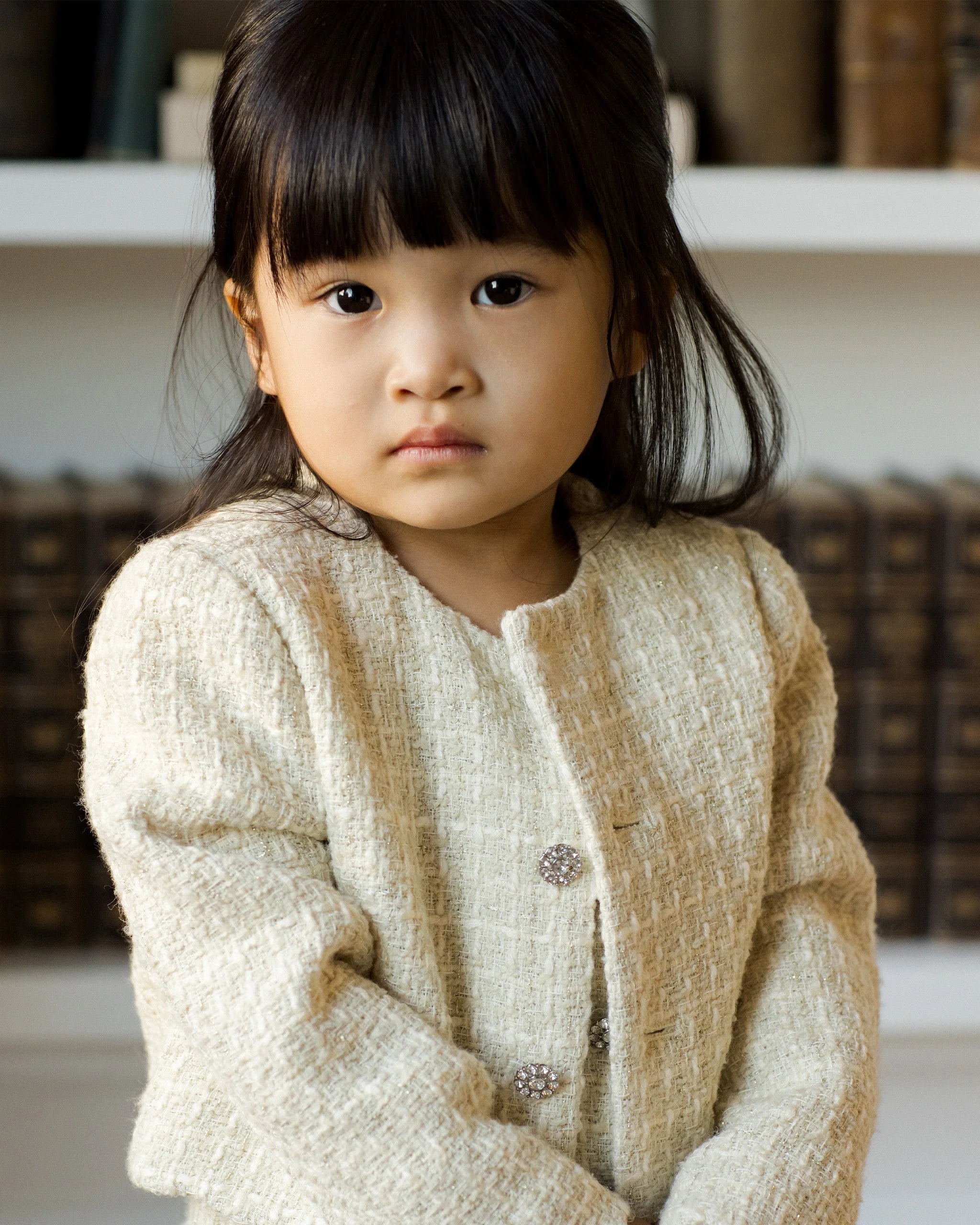 Tweed Jacket | Ecru - Image 5