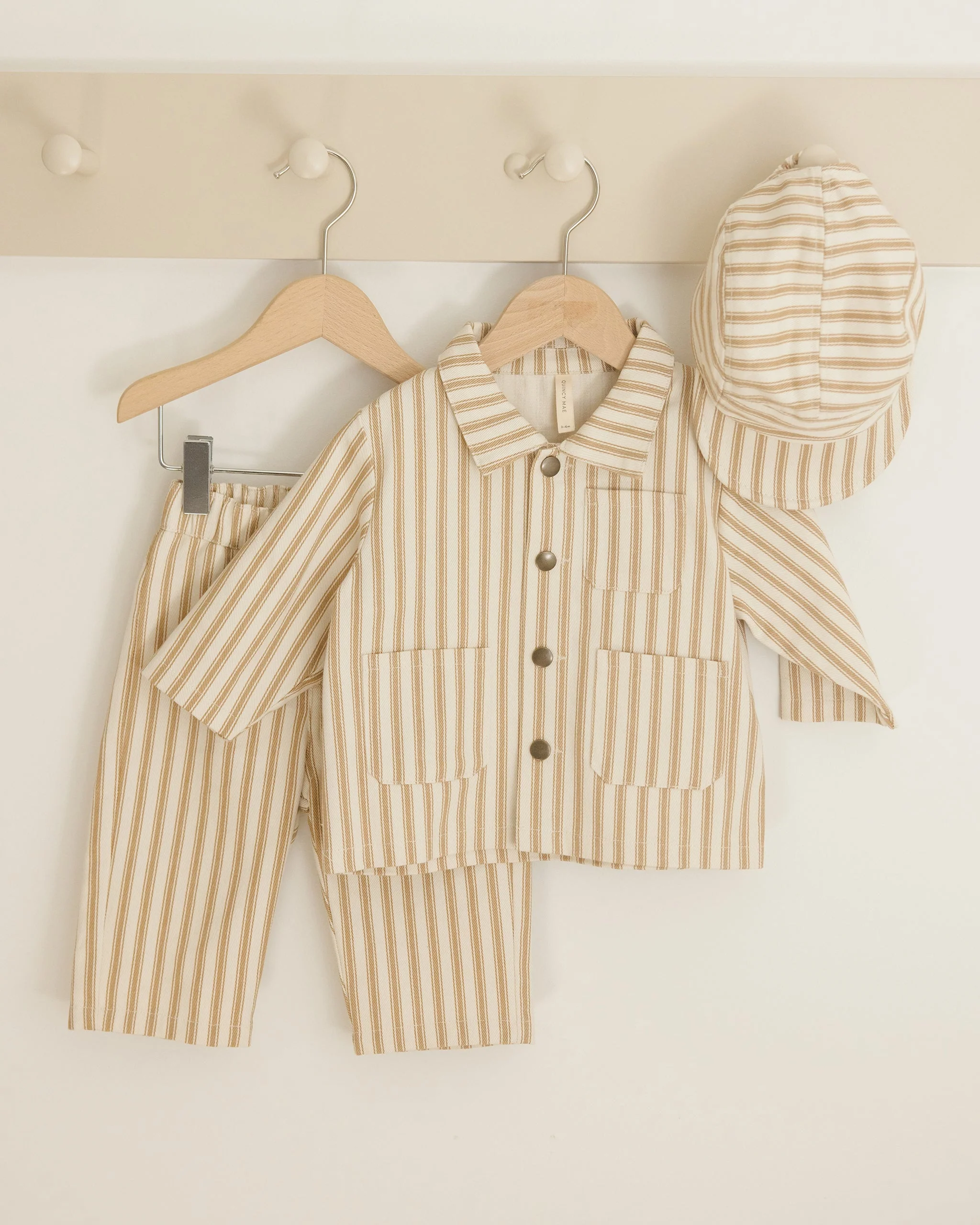 Utility Jacket || Gold Pinstripe - Image 5