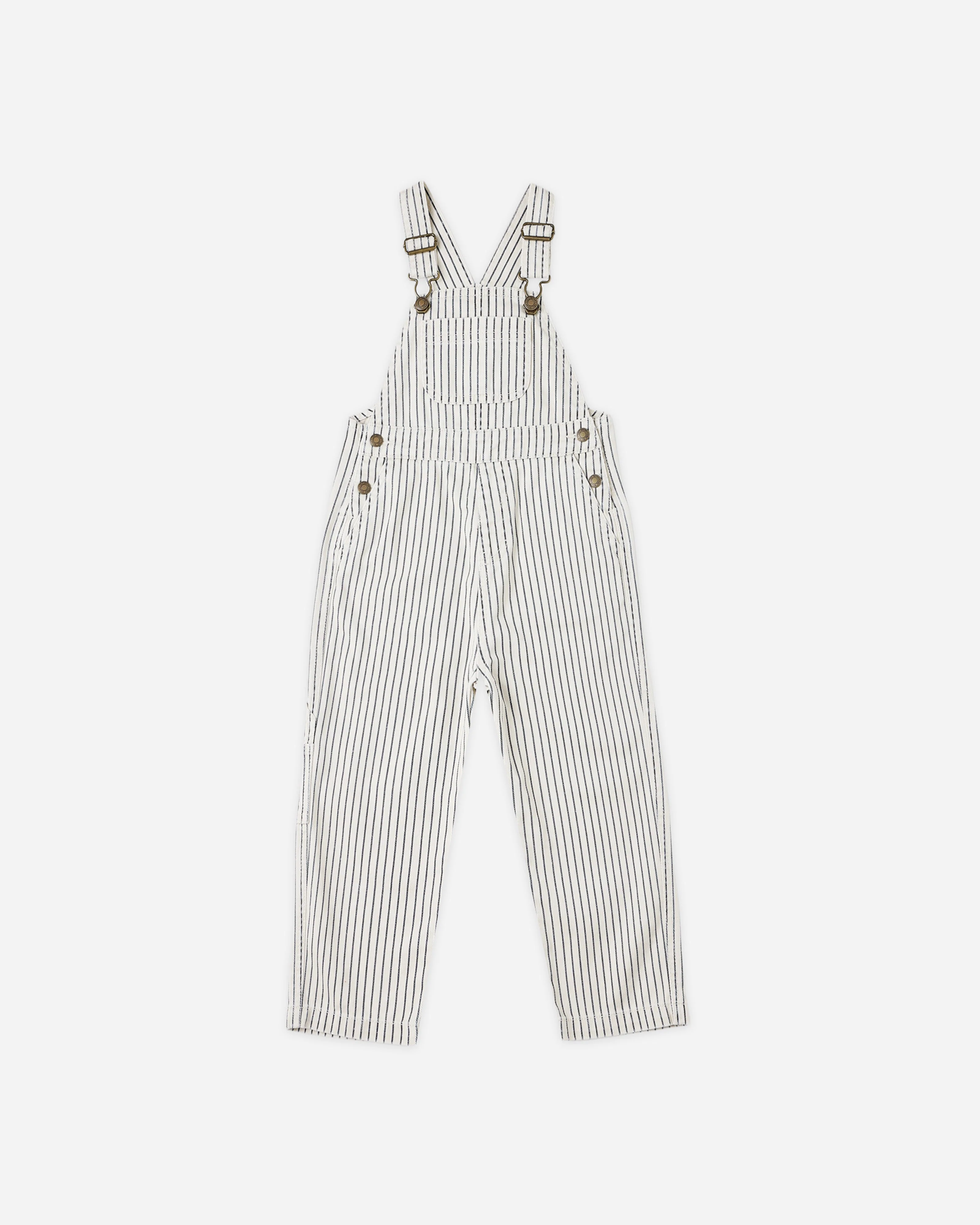Utility Overall || Navy Pinstripe