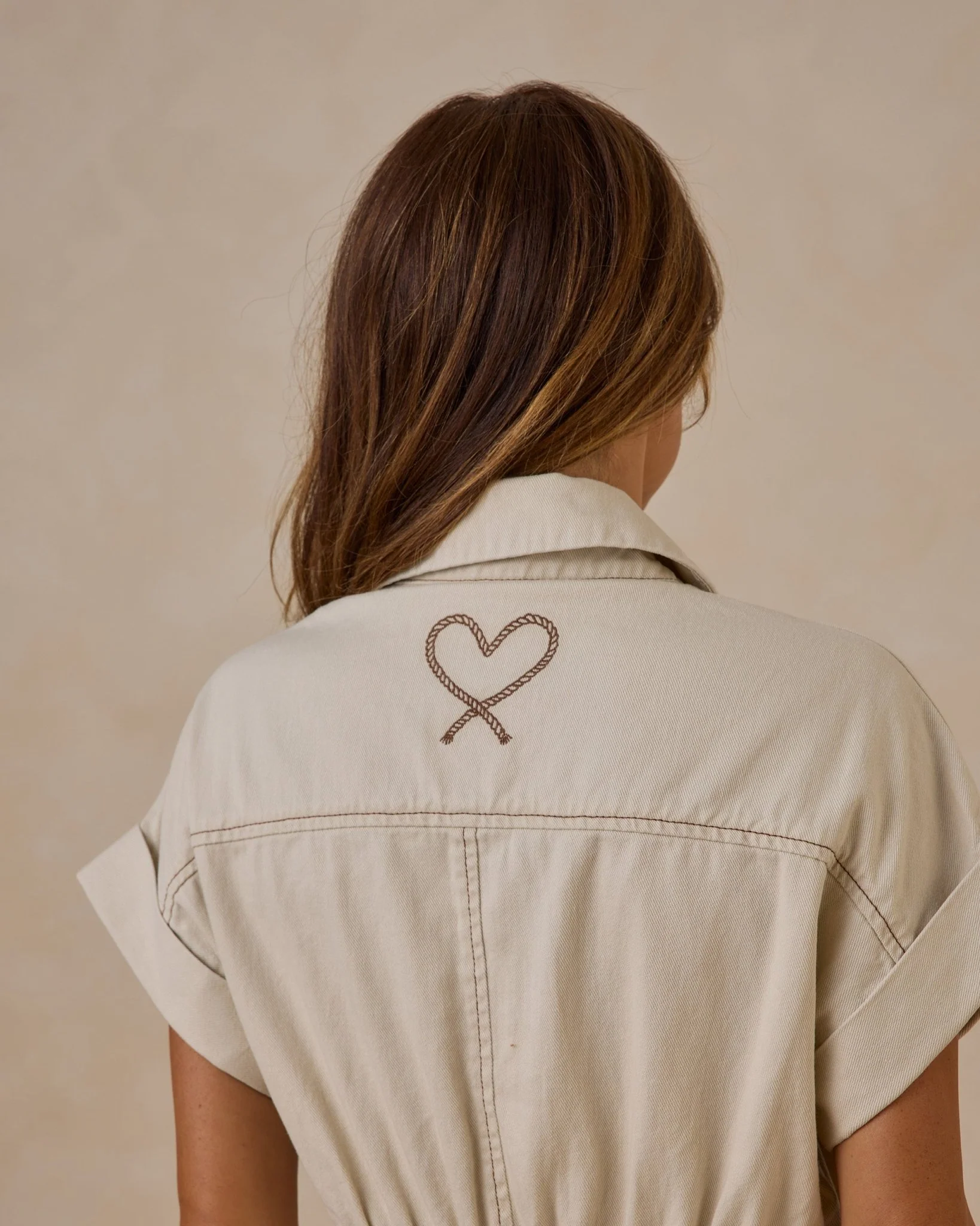 Utility Romper | Natural - Image 5