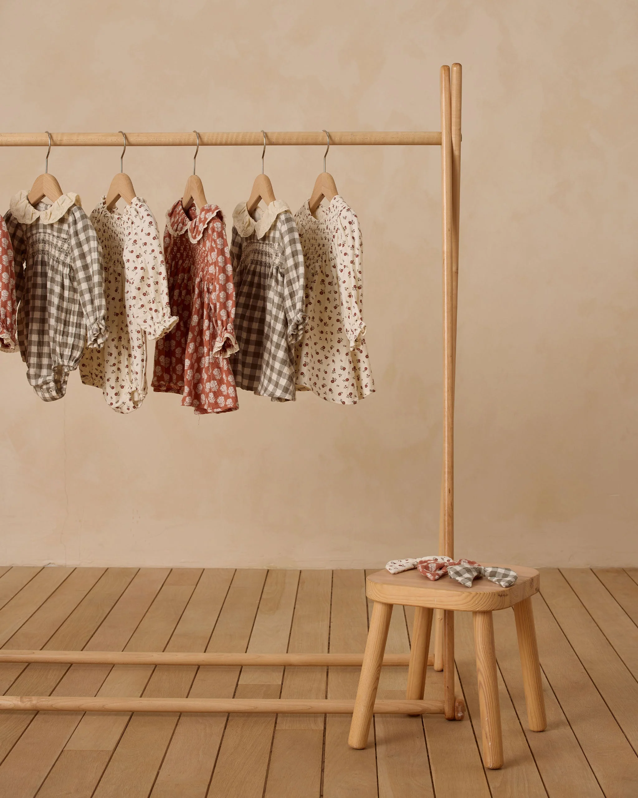 V Smocked Dress || Winter Ditsy - Image 6