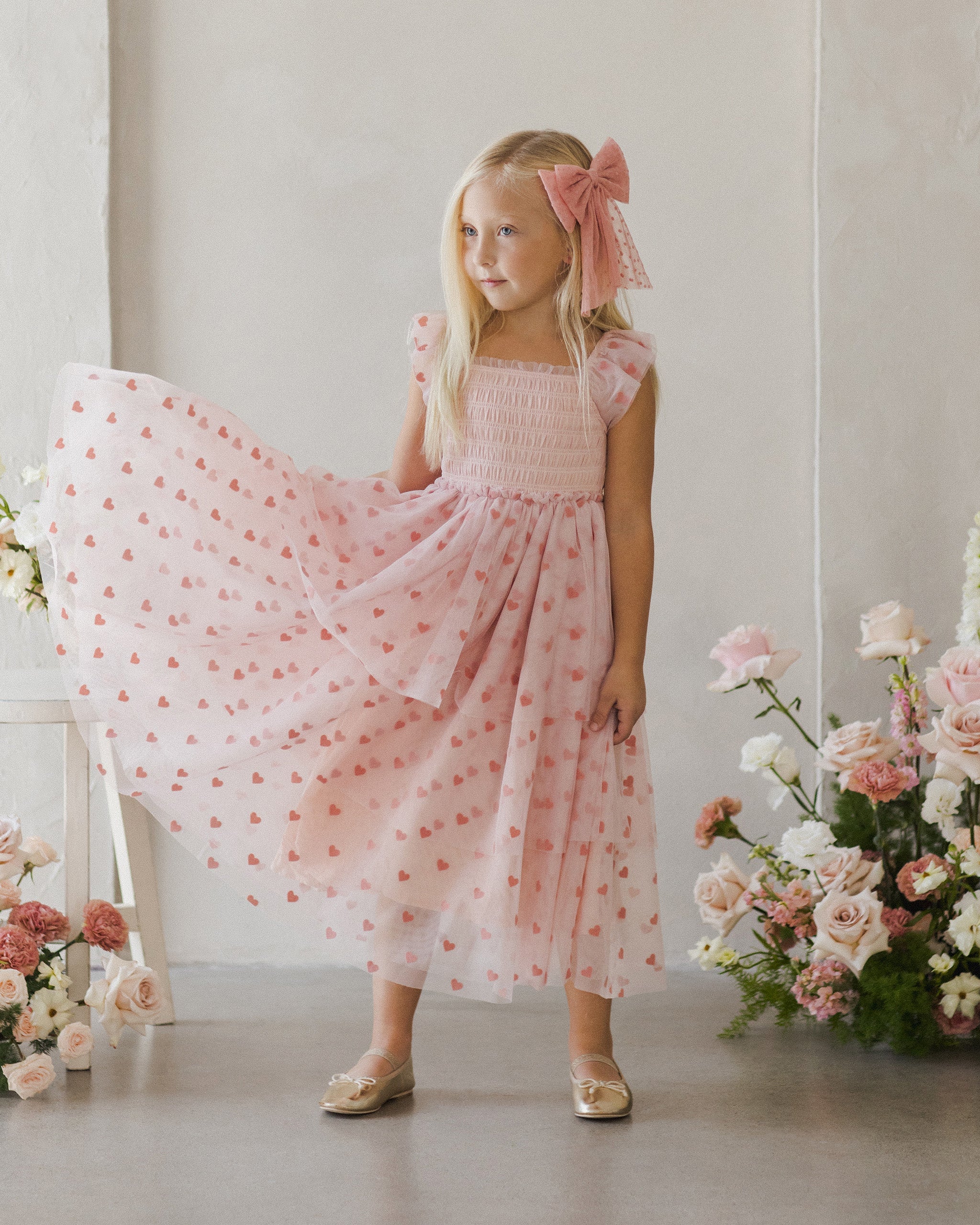 Valentina Dress | Bubblegum Hearts - Image 5