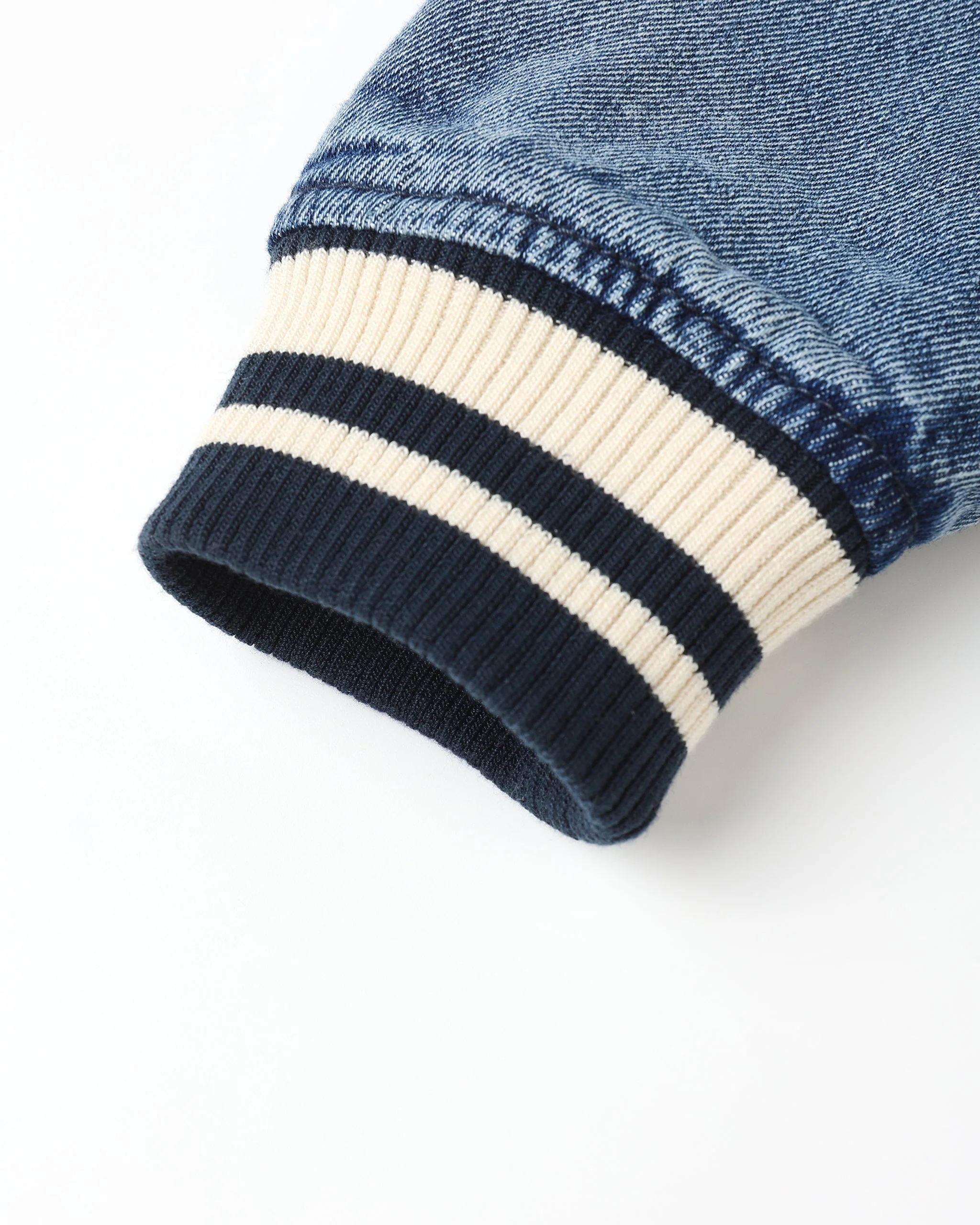 Varsity Jacket || Indigo Denim - Image 6