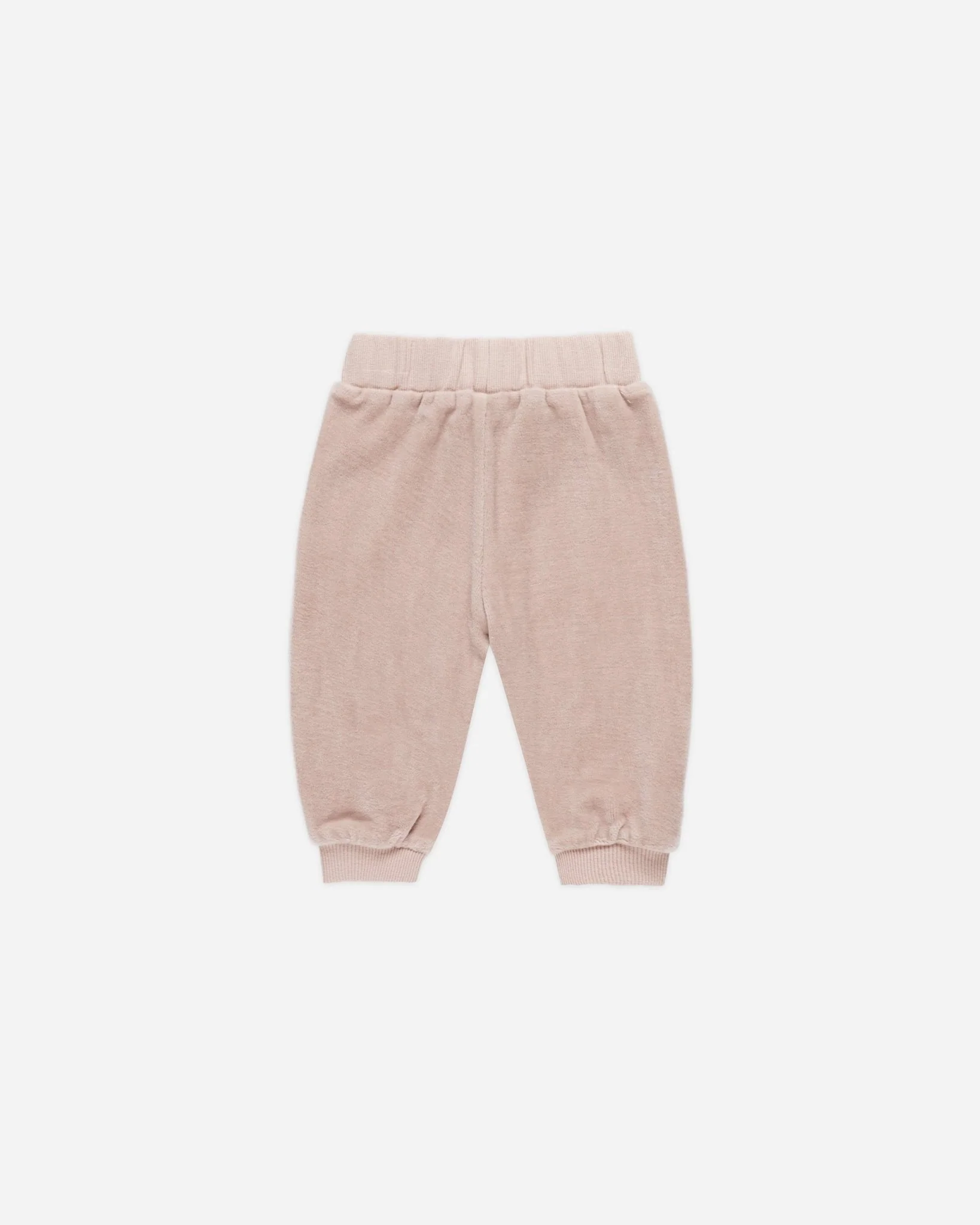 Velour Relaxed Sweatpant || Blush - Image 2
