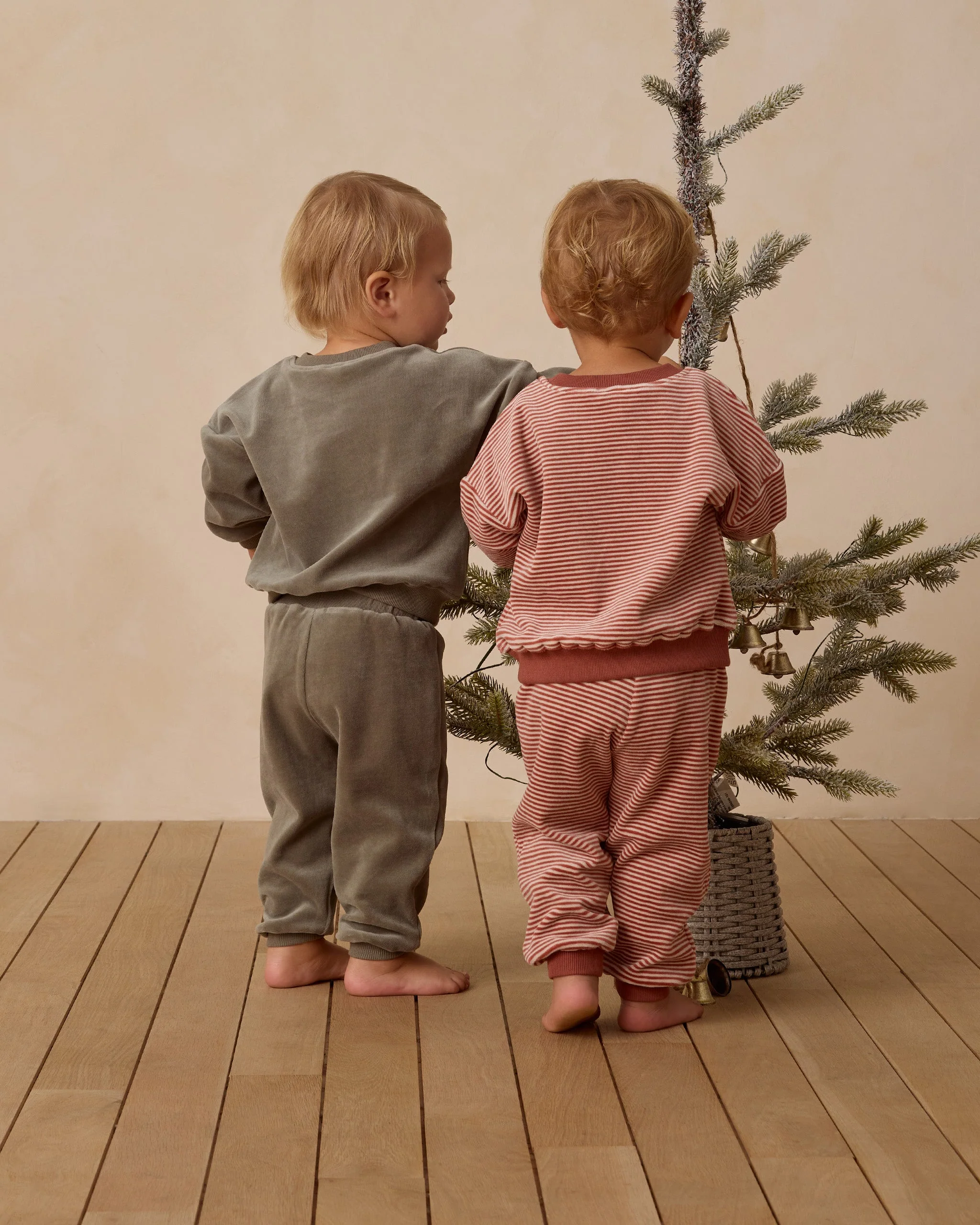 Velour Relaxed Sweatpant || Candy Stripe - Image 4