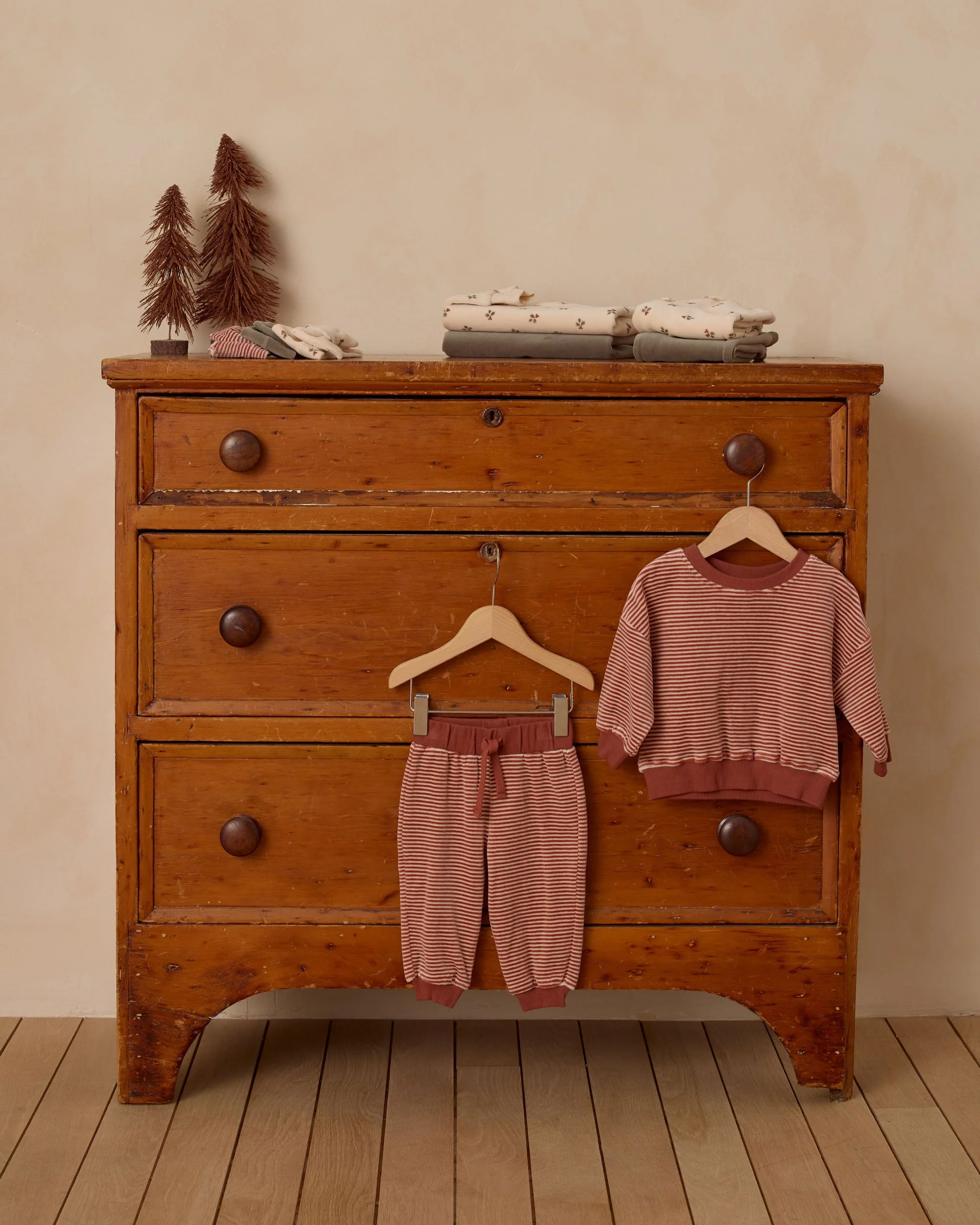 Velour Relaxed Sweatshirt || Candy Stripe - Image 6