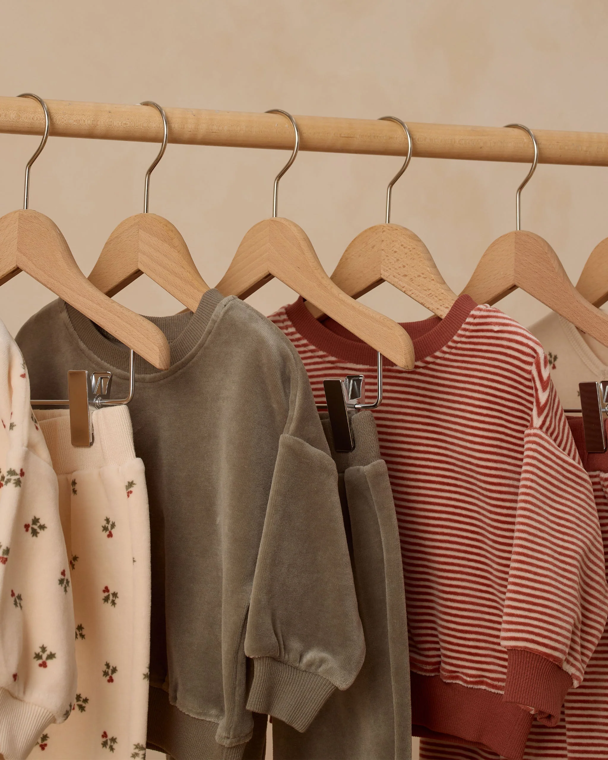 Velour Relaxed Sweatshirt || Candy Stripe - Image 7
