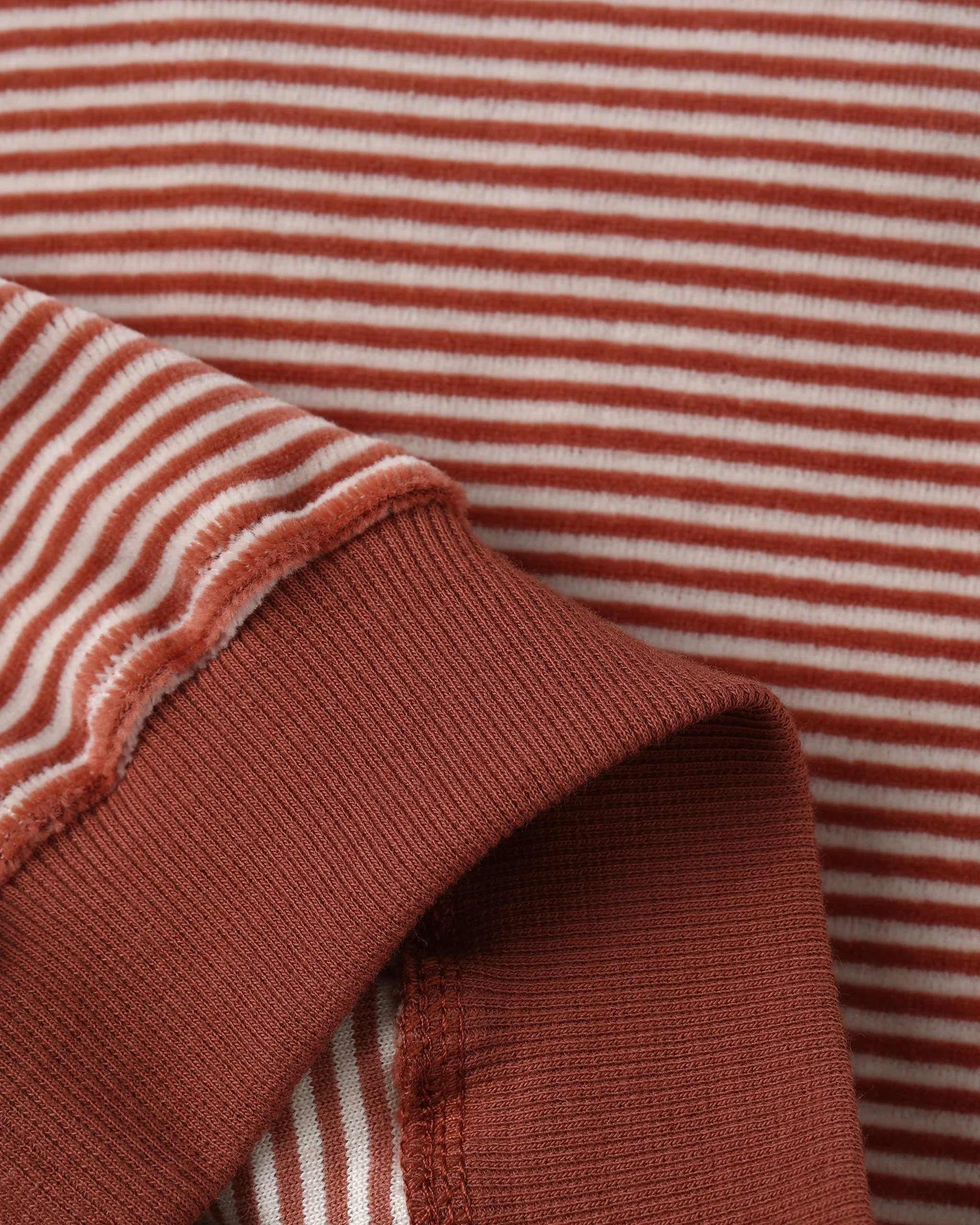 Velour Relaxed Sweatshirt || Candy Stripe - Image 8