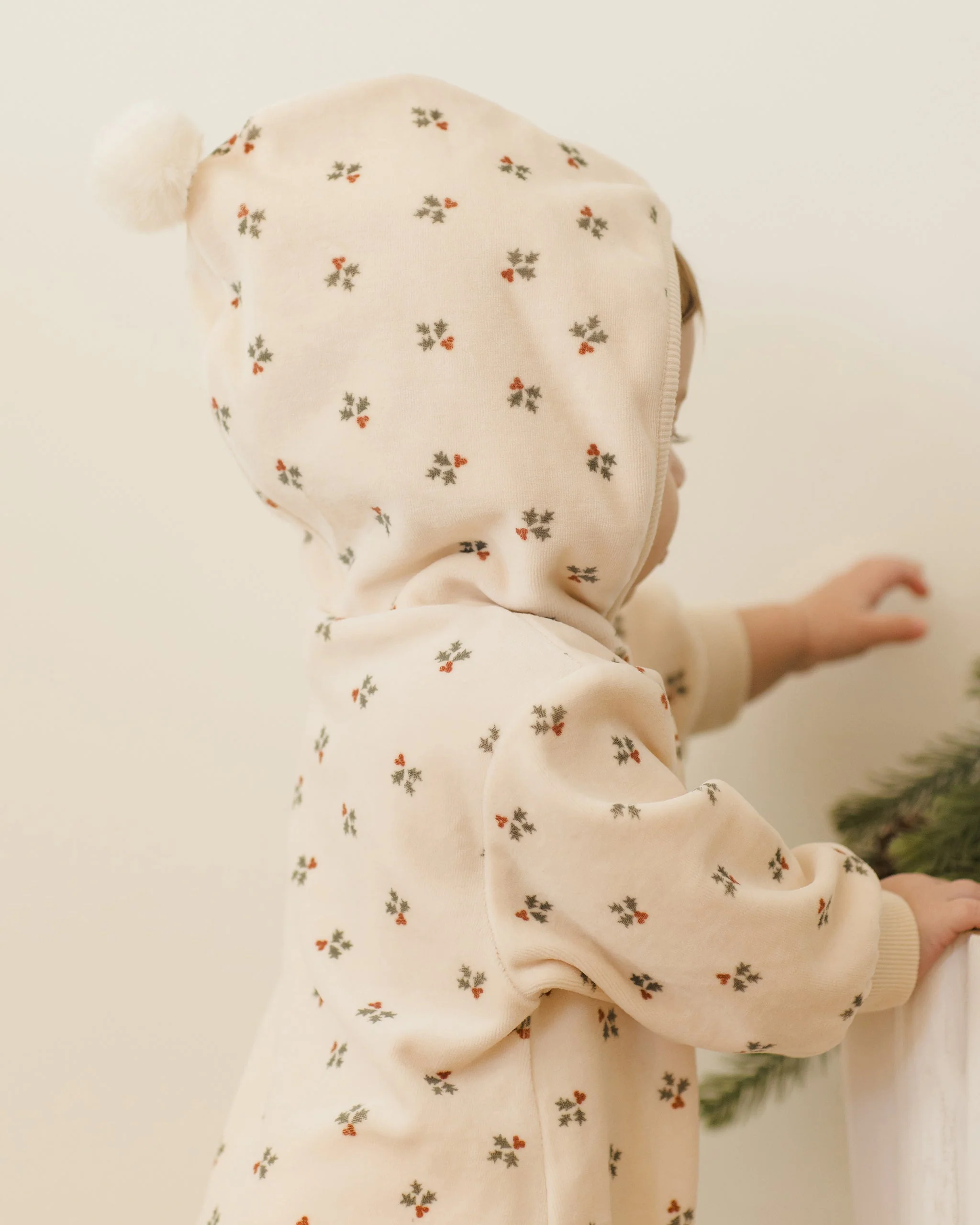 Velour Zip Jumpsuit || Holly Berry - Image 5