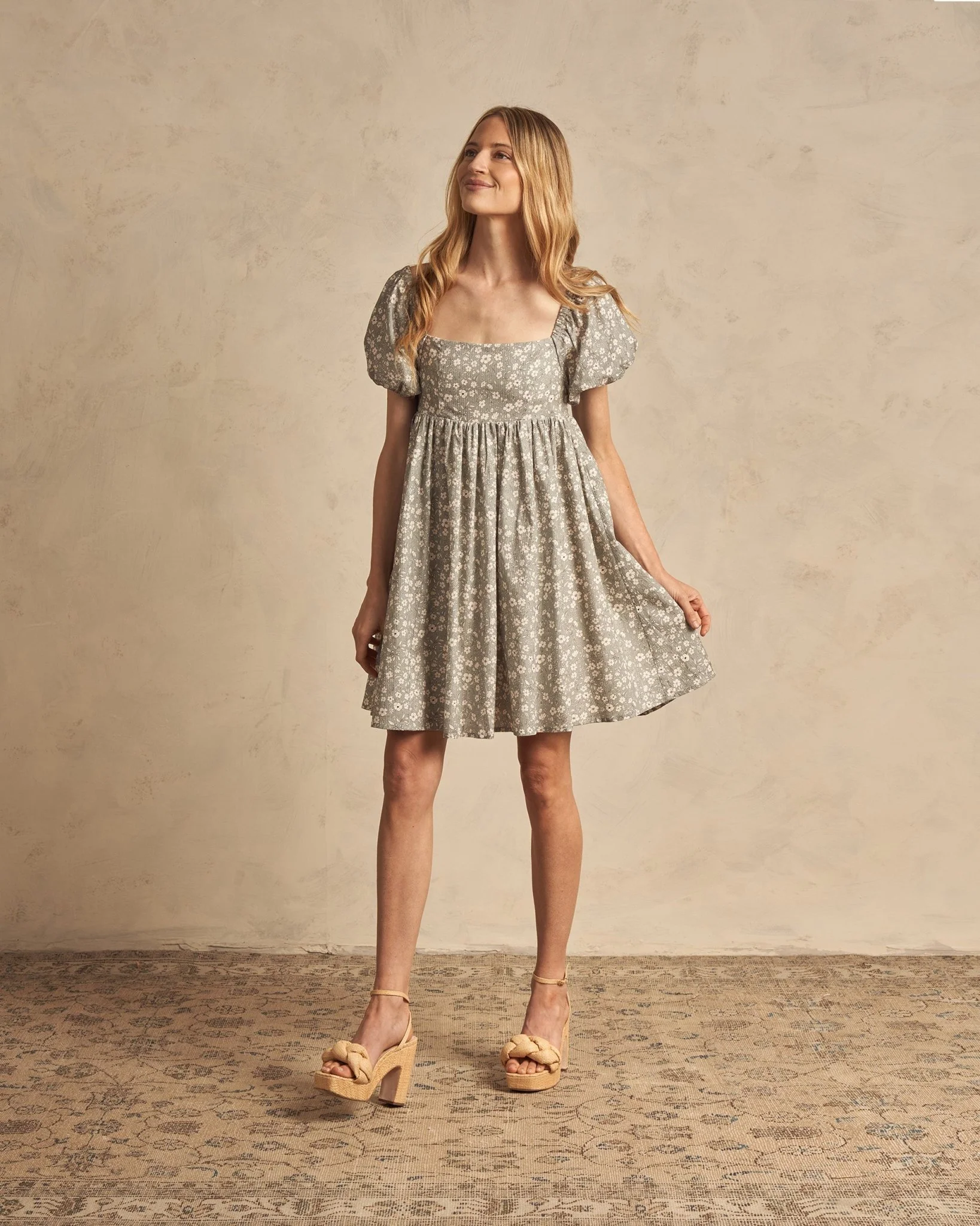 Vivian Dress | Sky Floral - Image 2