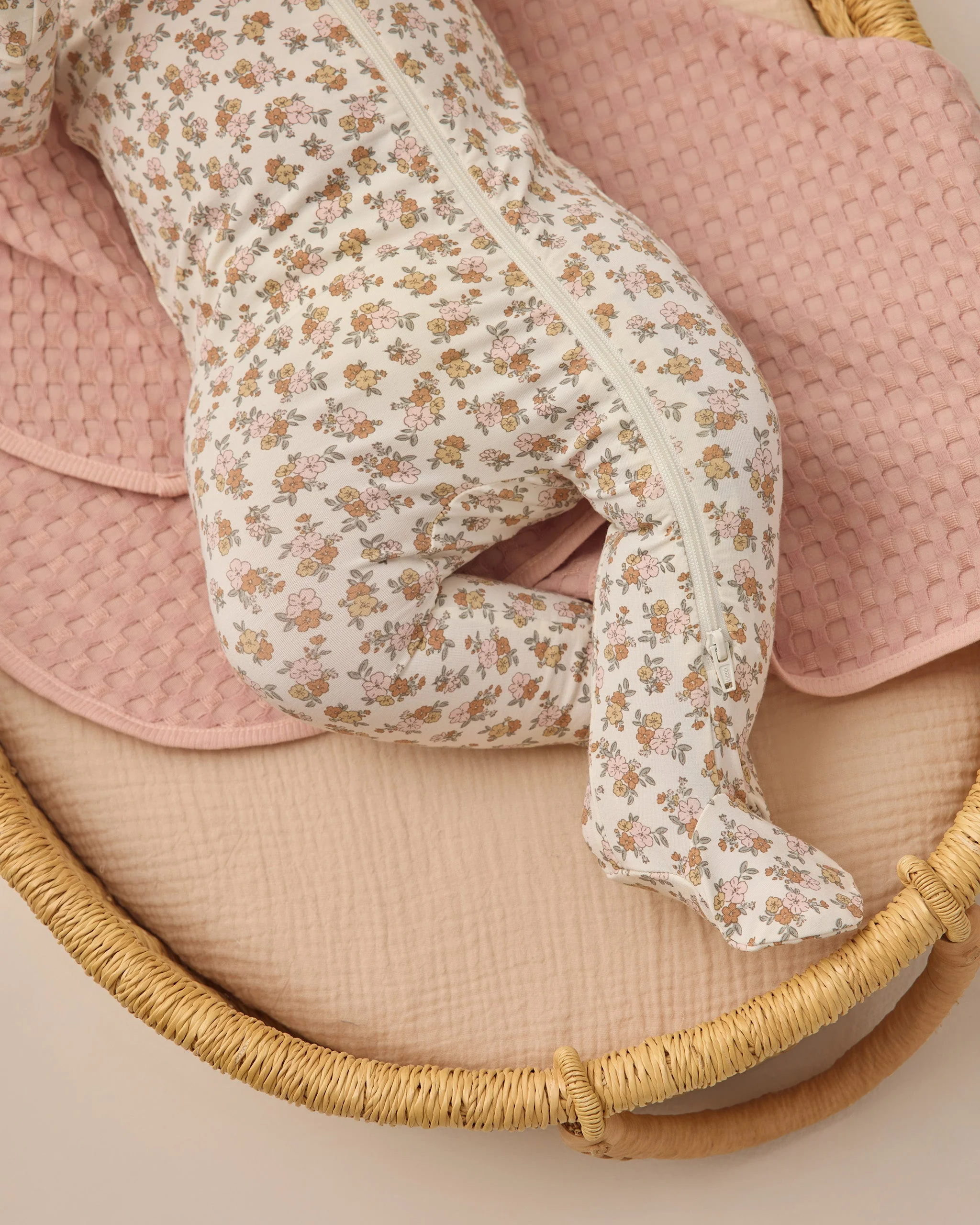Waffle Baby Blanket Blush - Image 6