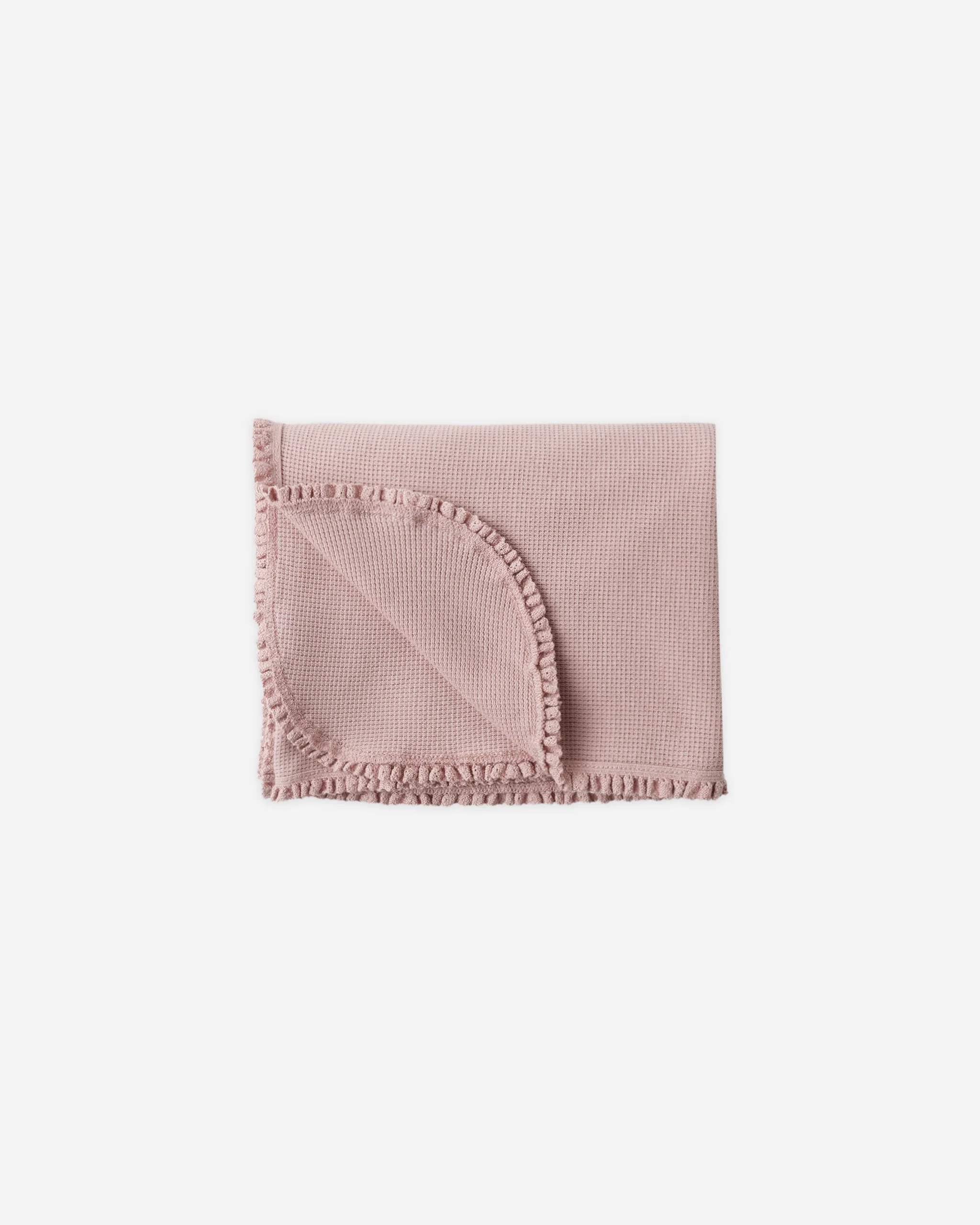 Waffle Baby Blanket Mauve