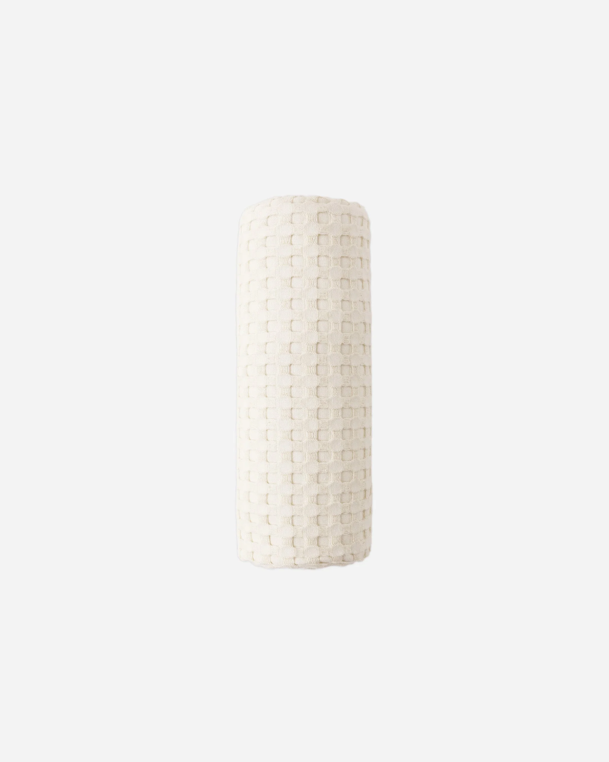 Waffle Baby Blanket Natural - Image 2