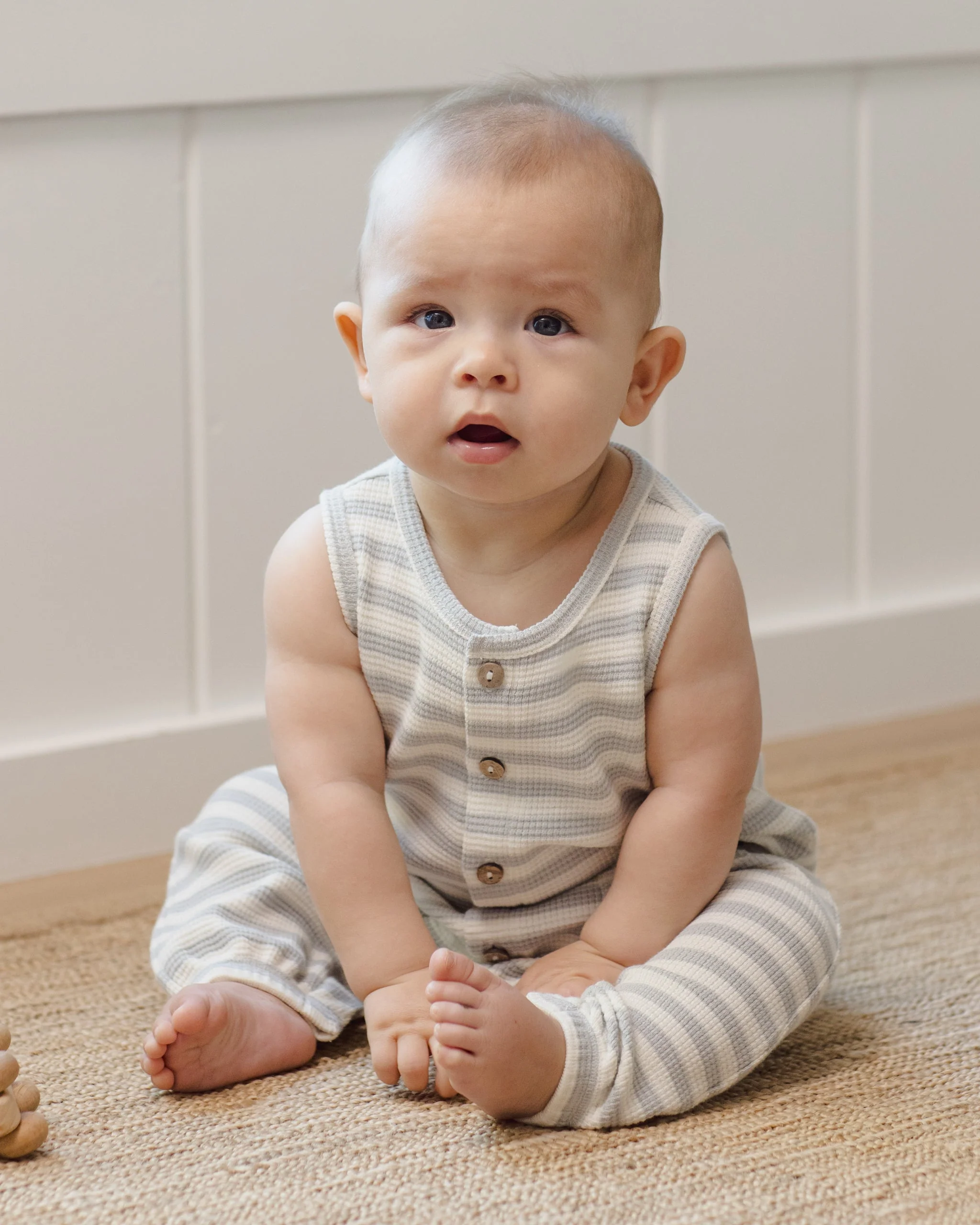 Waffle Jumpsuit Sky Stripe - Image 2