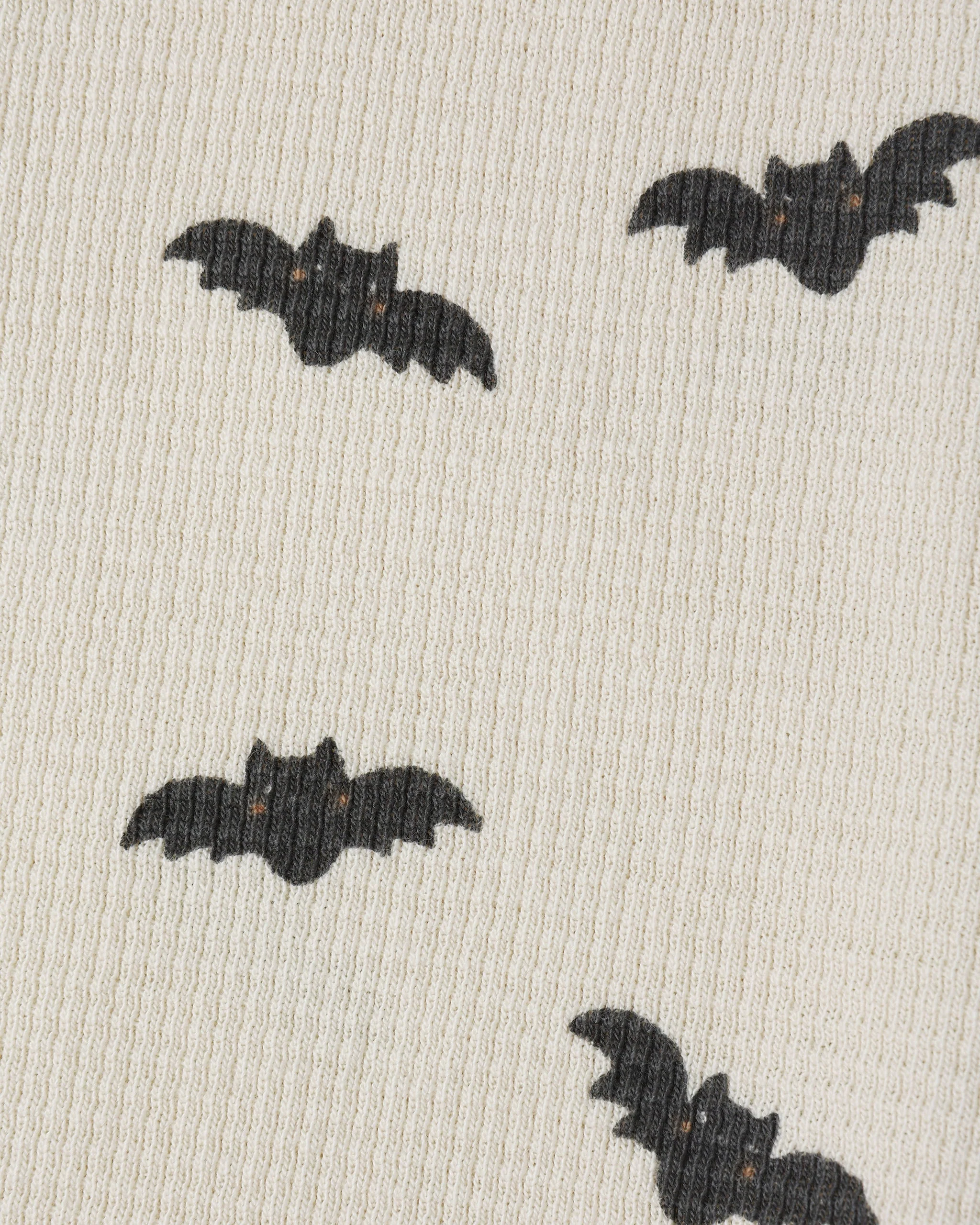 Waffle Long Sleeve Jumpsuit || Bats - Image 4