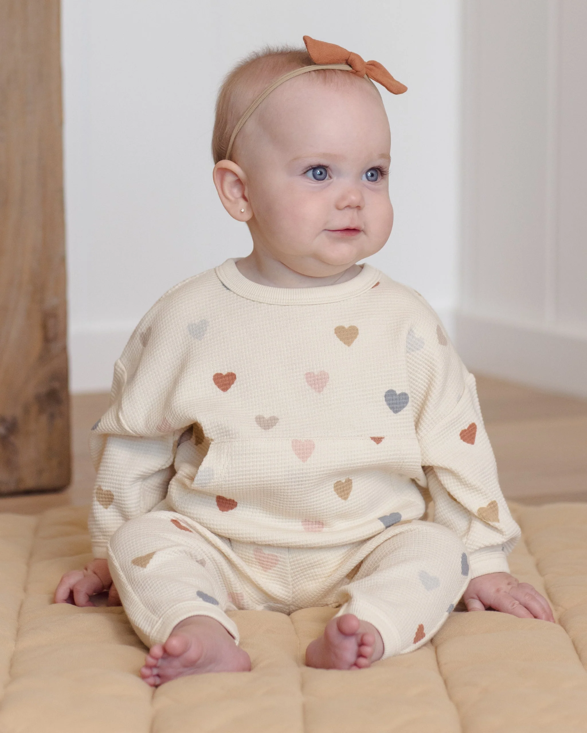 Waffle Sweater Set Confetti Hearts - Image 2
