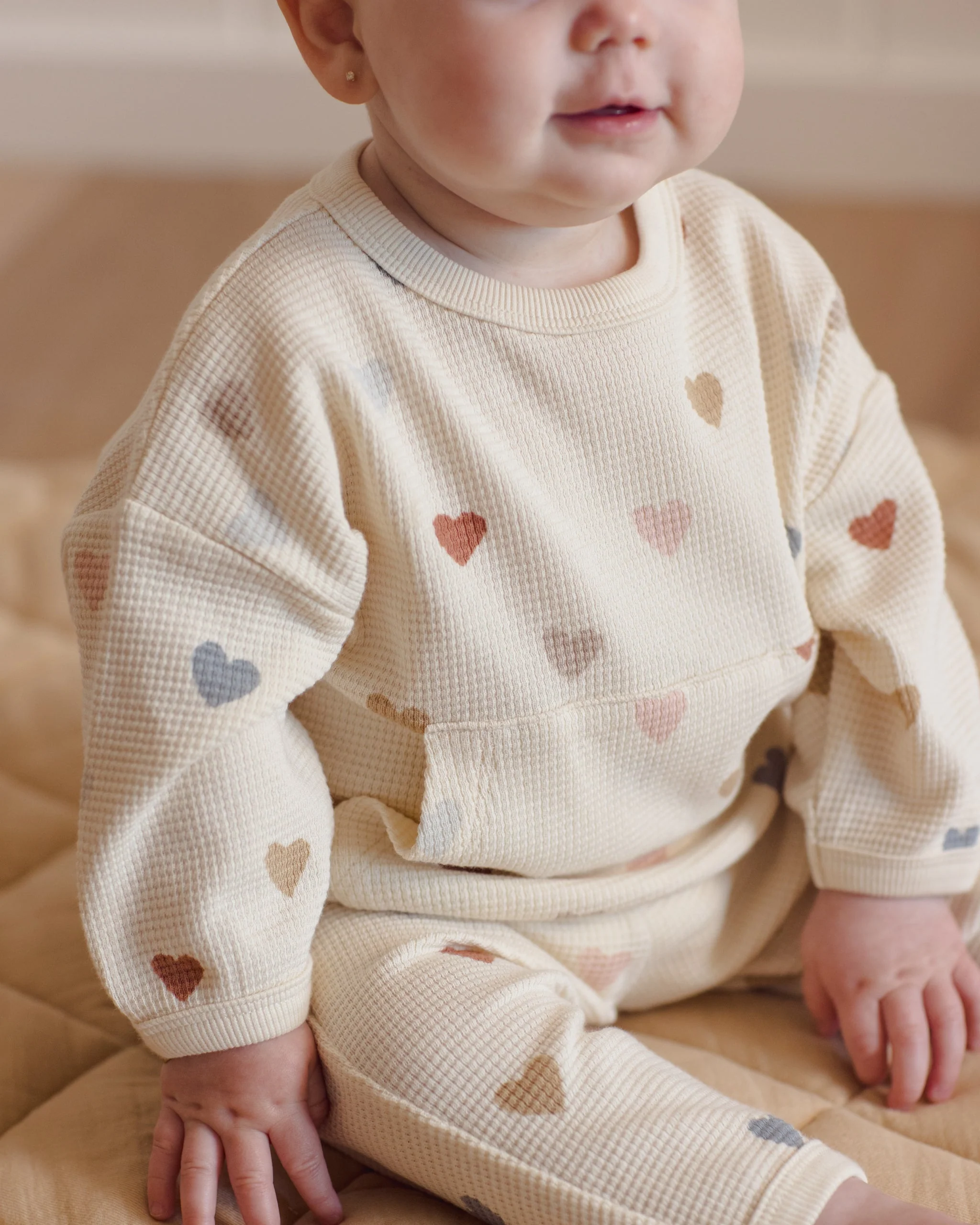 Waffle Sweater Set Confetti Hearts - Image 3