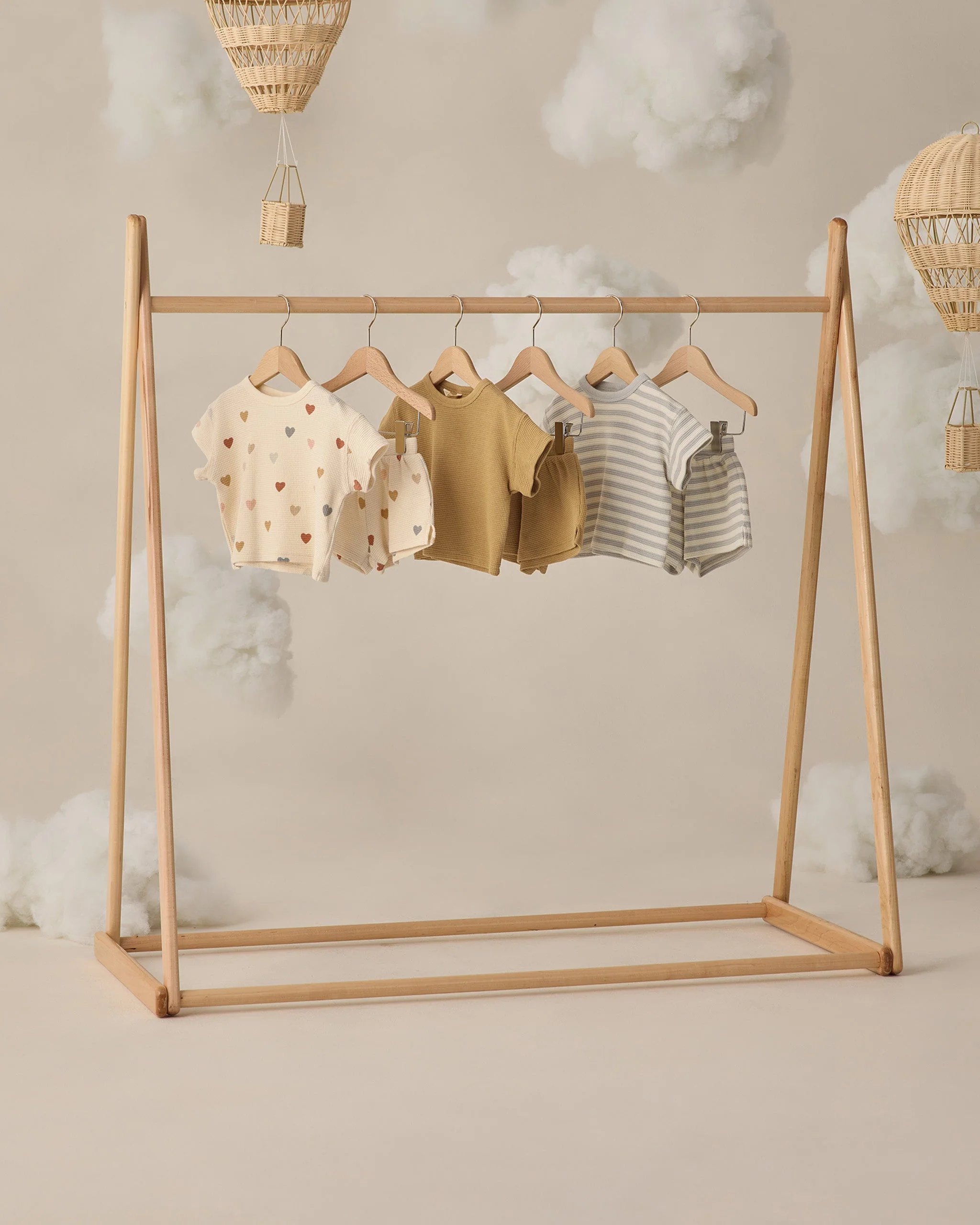 Waffle Tee + Short Set Honey - Image 6