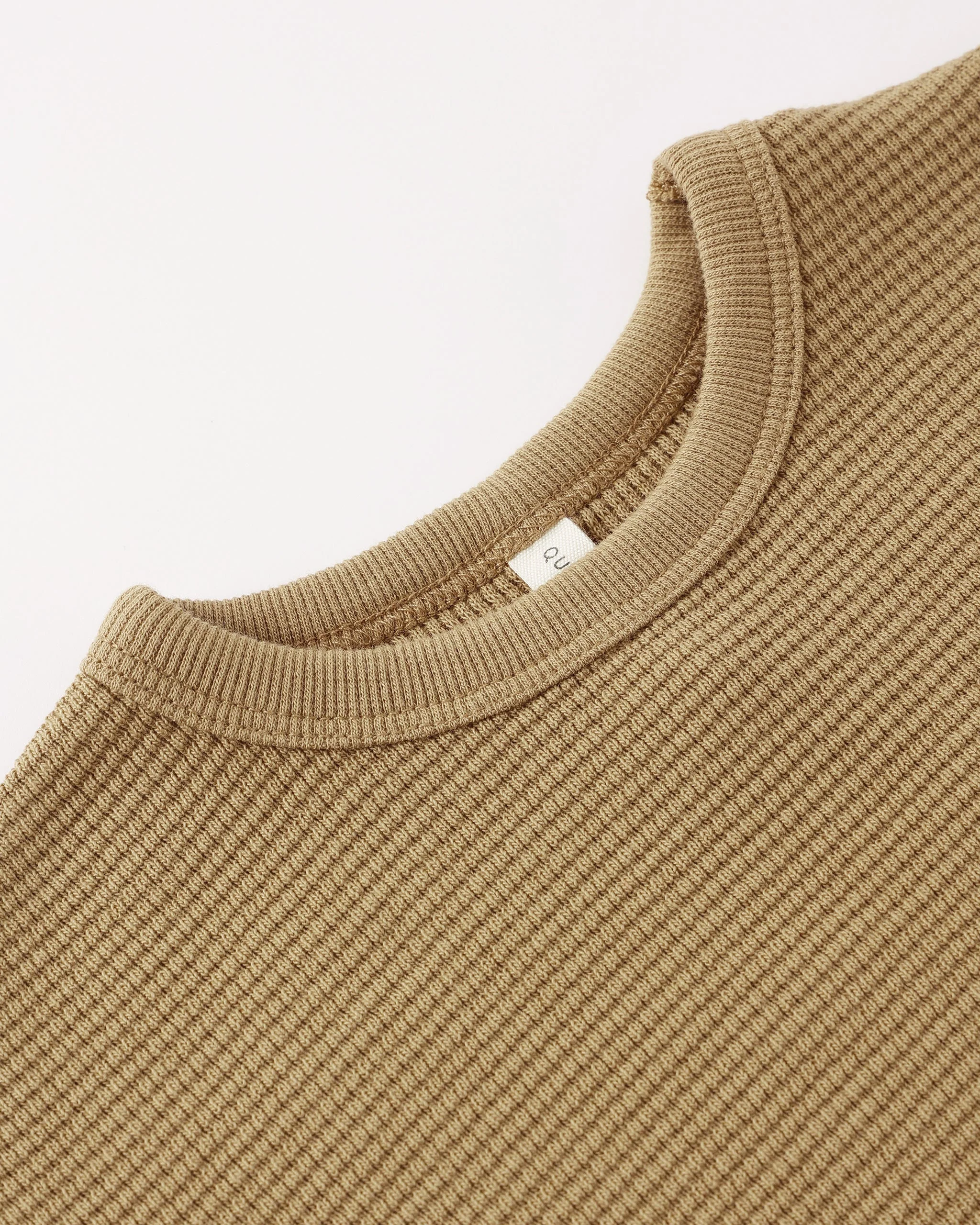 Waffle Tee + Short Set Honey - Image 7